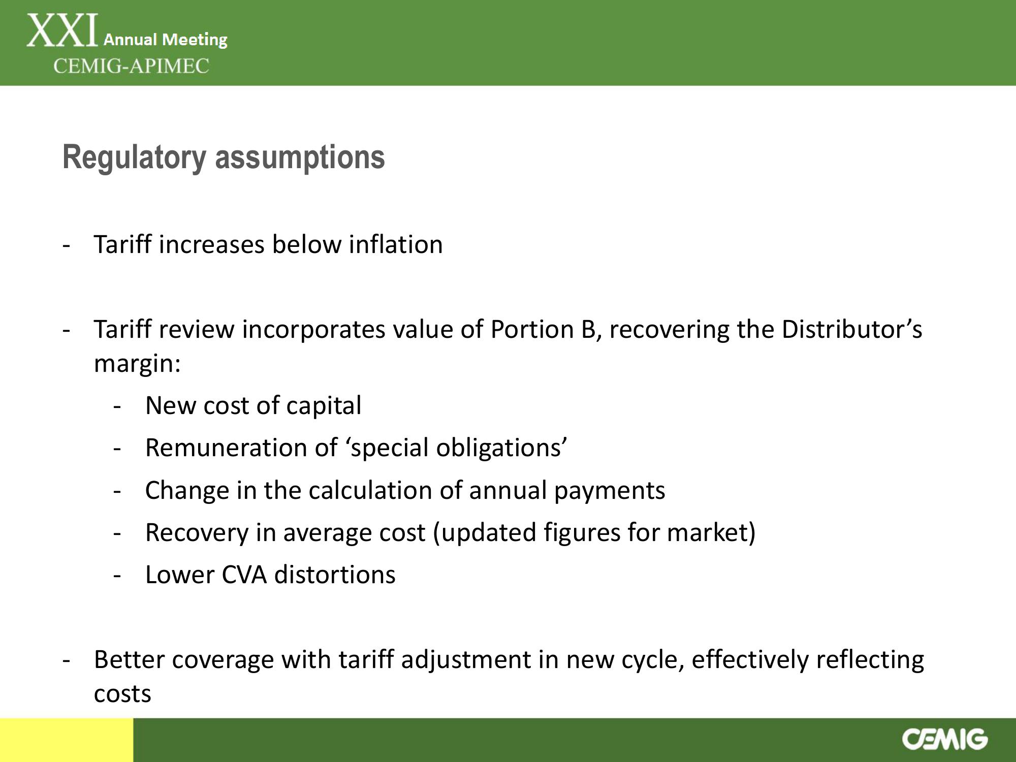 21st Annual  CEMIG-APEMIC Meeting slide image #9