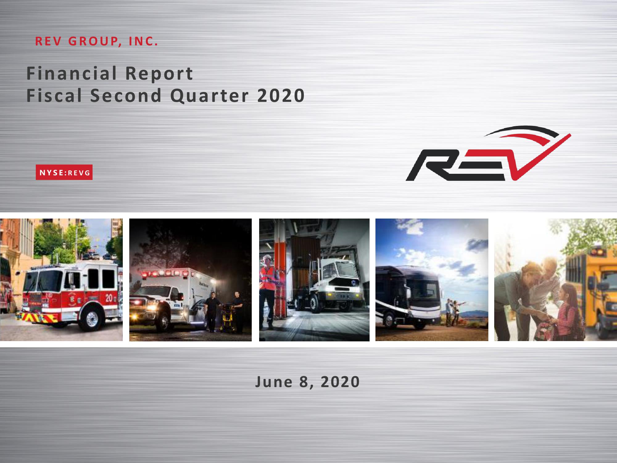 Rec Group Inc Financial Report Fiscal Second Quarter 2020 image