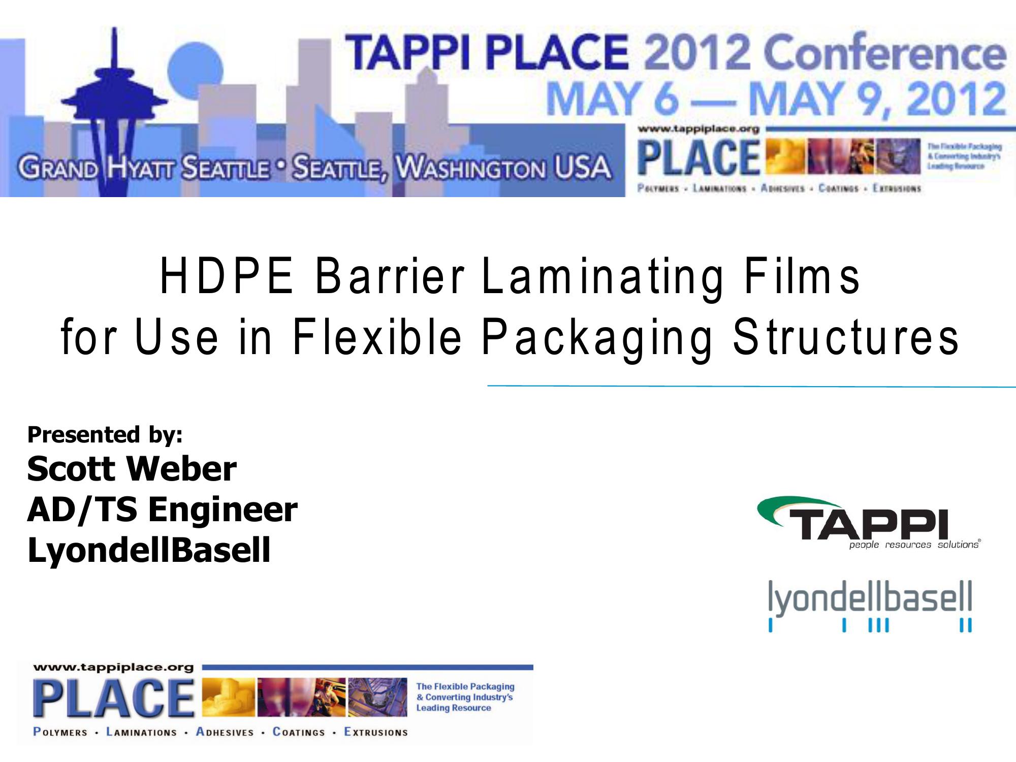 Hdpe Barrier Laminating Films for Use in Flexible Packaging Structures image