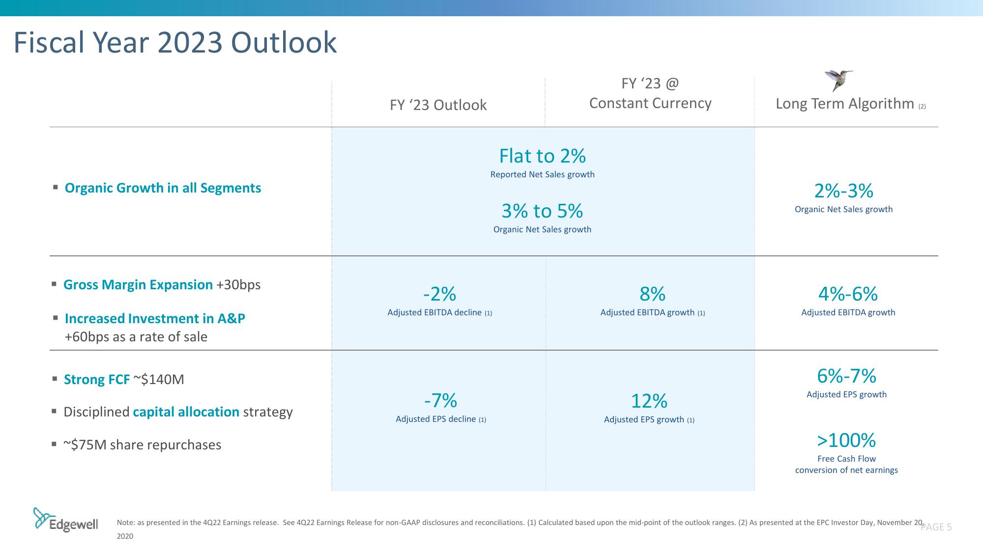 Q4 and Fiscal Year 2022 Earnings Supplemental Earnings Slides slide image #5