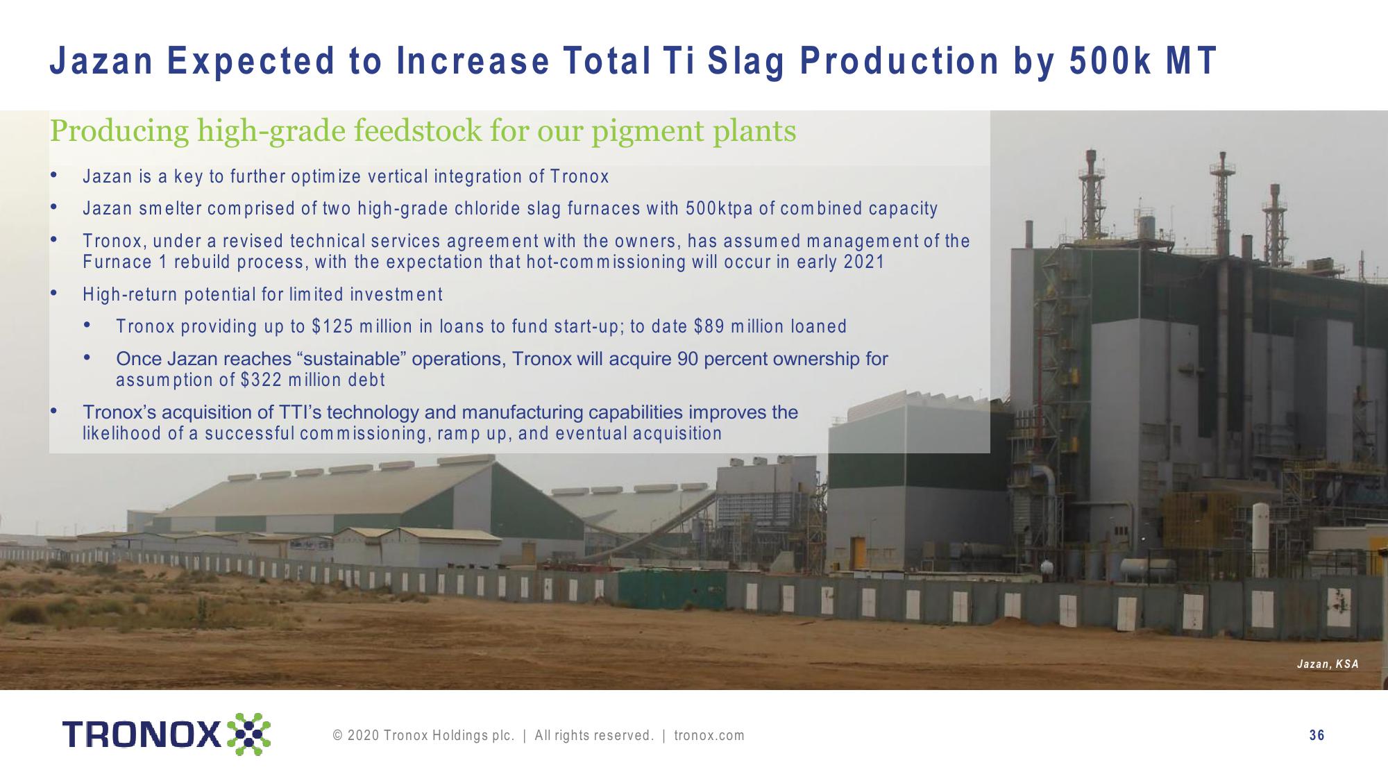 Tronox Holdings plc slide image #36