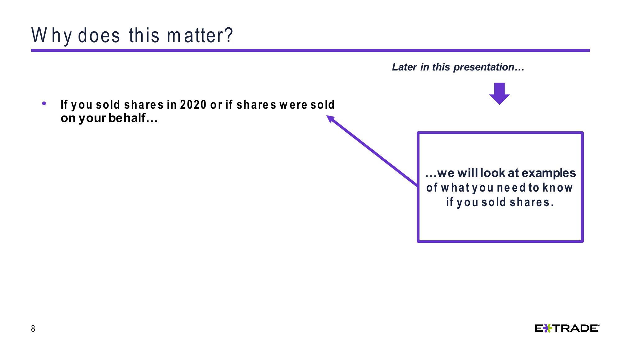 Understanding Capital Gains and Losses for Stock Plan Transactions slide image #8