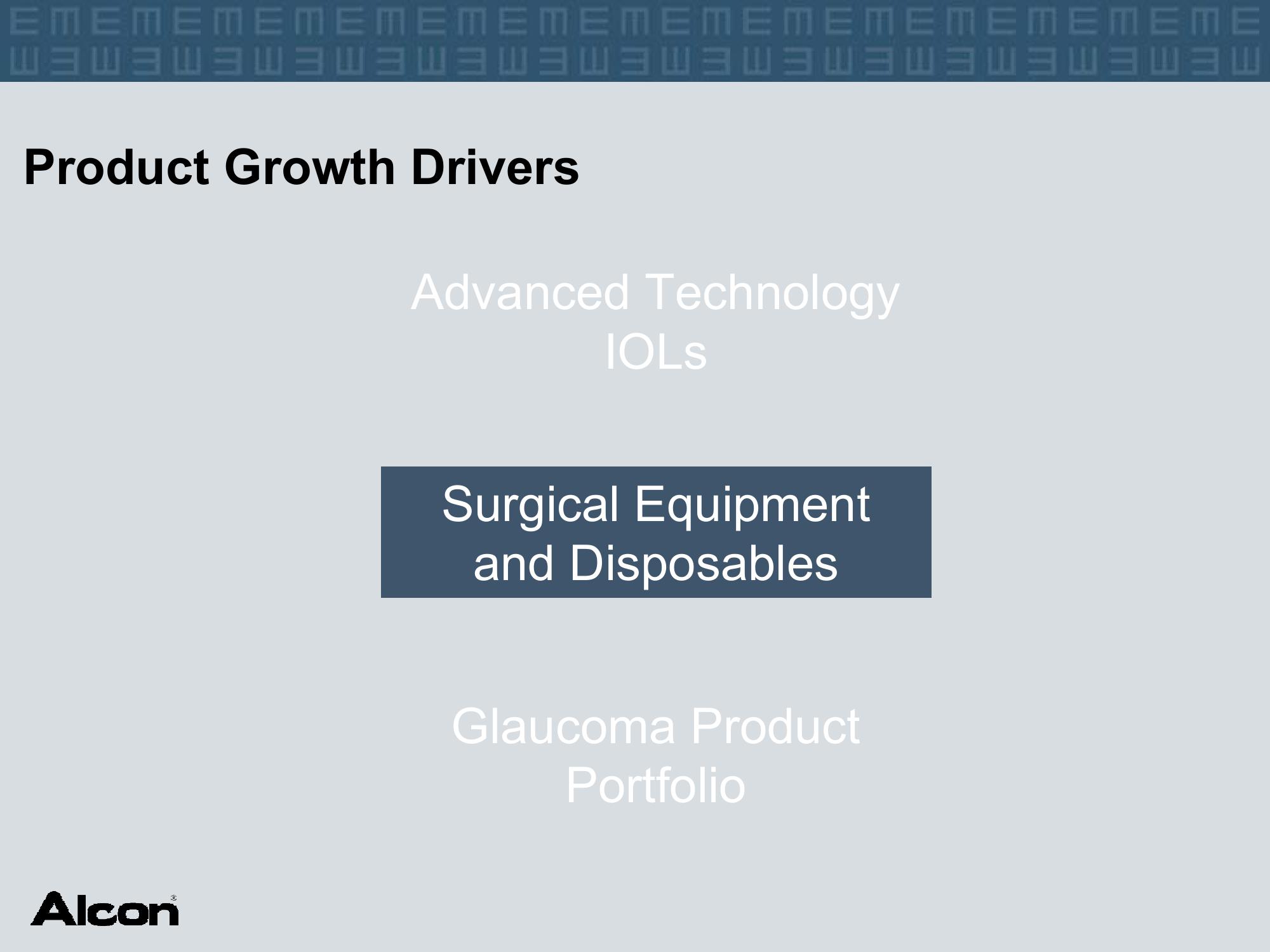 Alcon Investor Presentation at The American Academy of Ophthalmology slide image #19