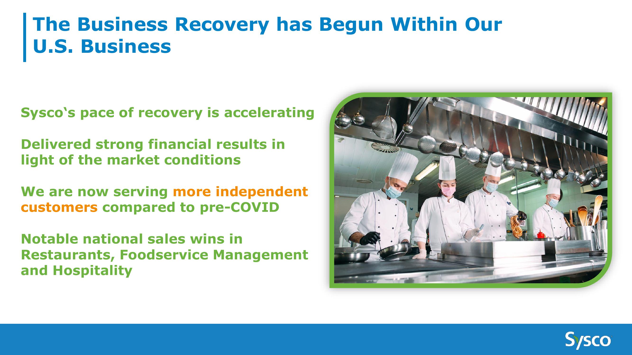 Sysco 3Q FY21 Earnings Results slide image #4