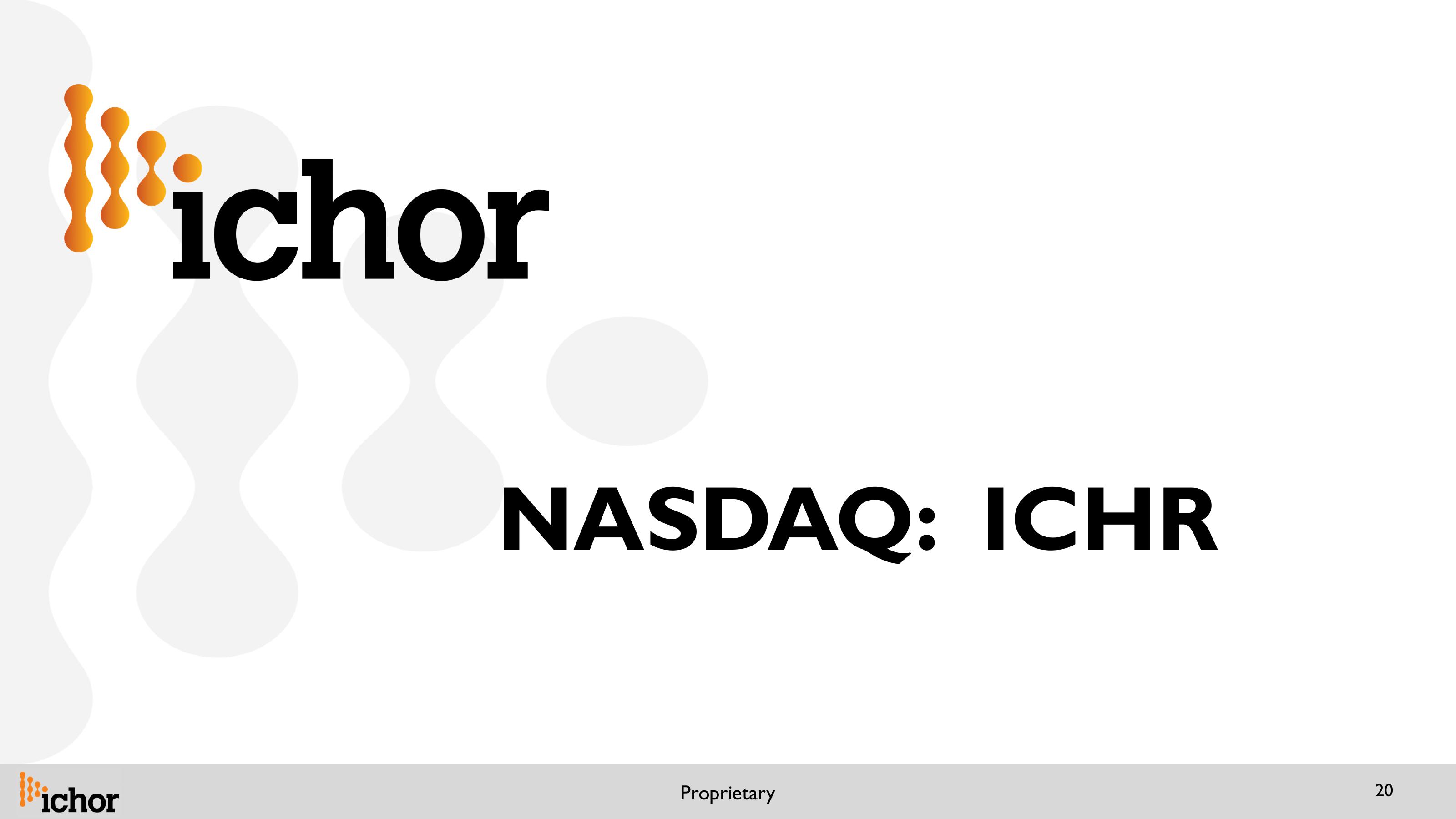 Ichor Investor Presentation slide image #20