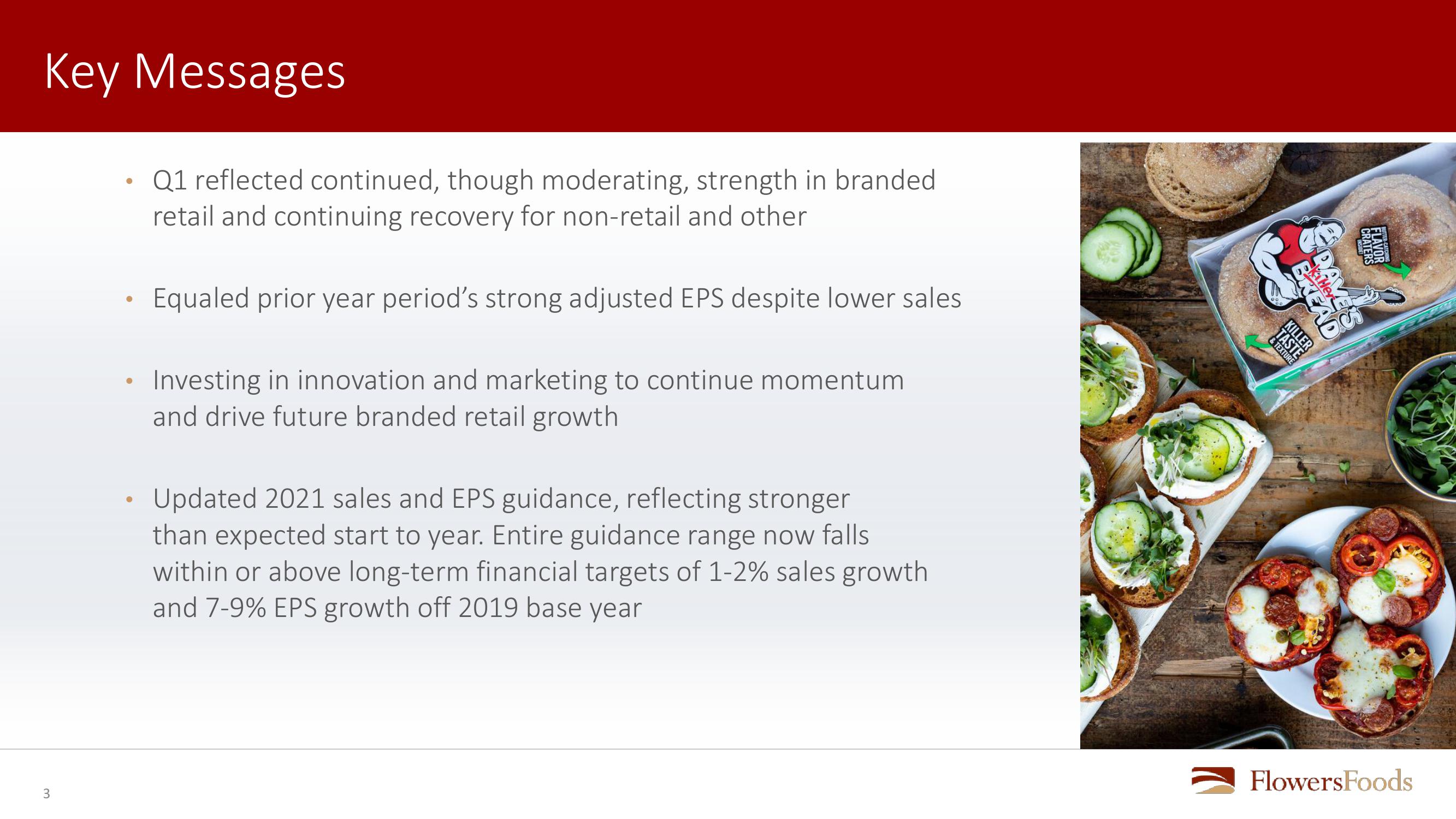 Flowers Foods First Quarter 2021 Review slide image #3