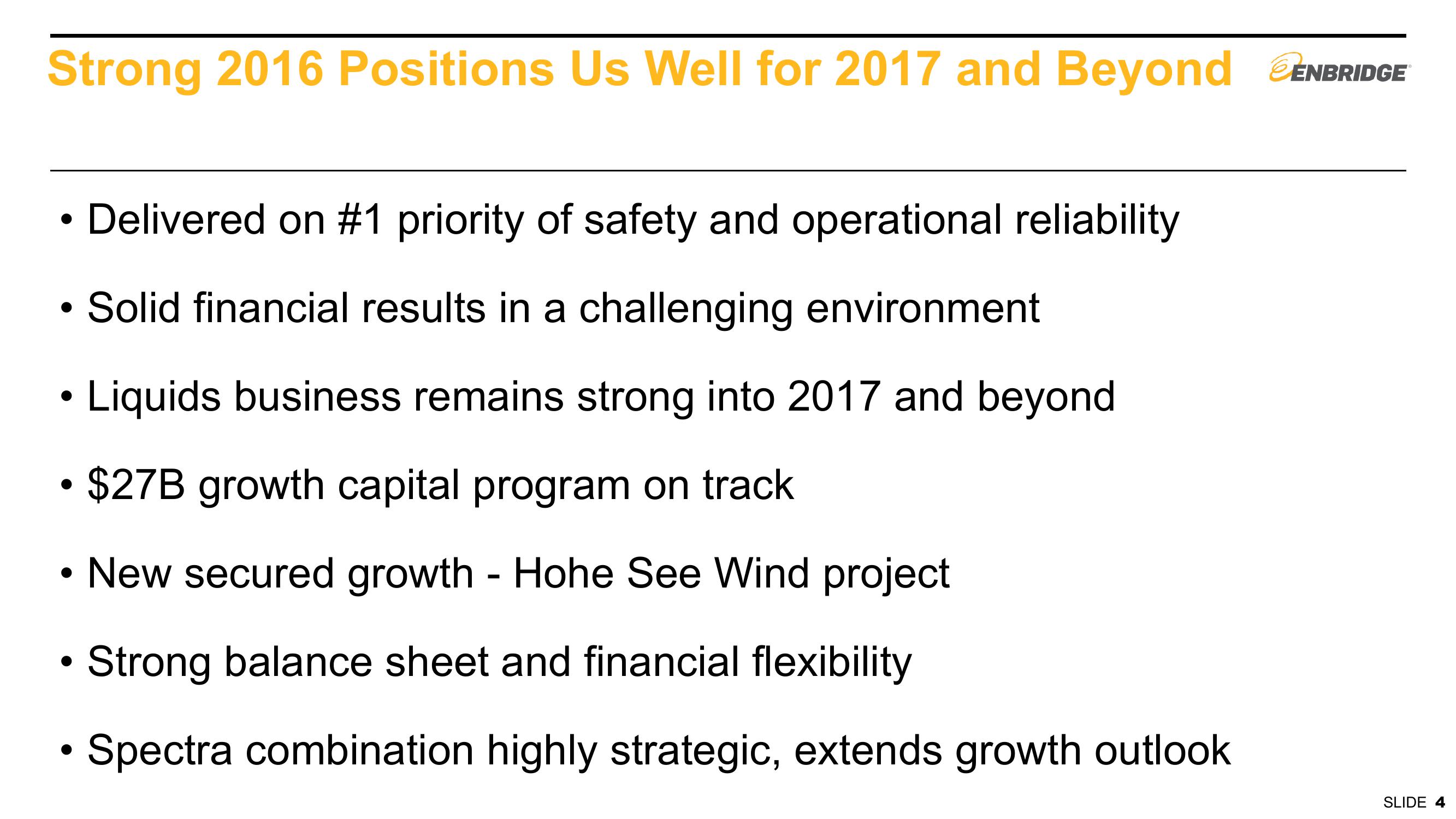 2016 Fourth Quarter Financial & Strategic Update slide image #4