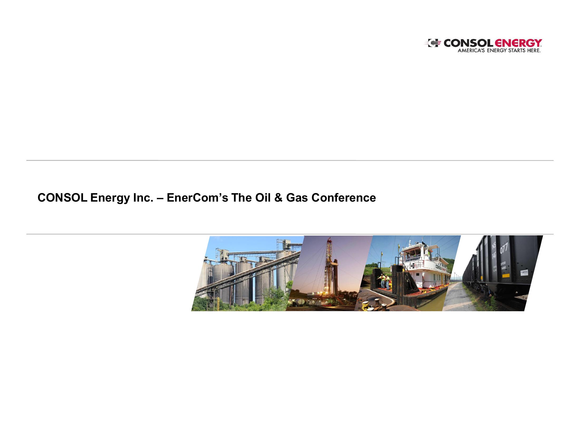 CONSOL Energy Inc. – EnerCm’s The Oil & Gas Conference image