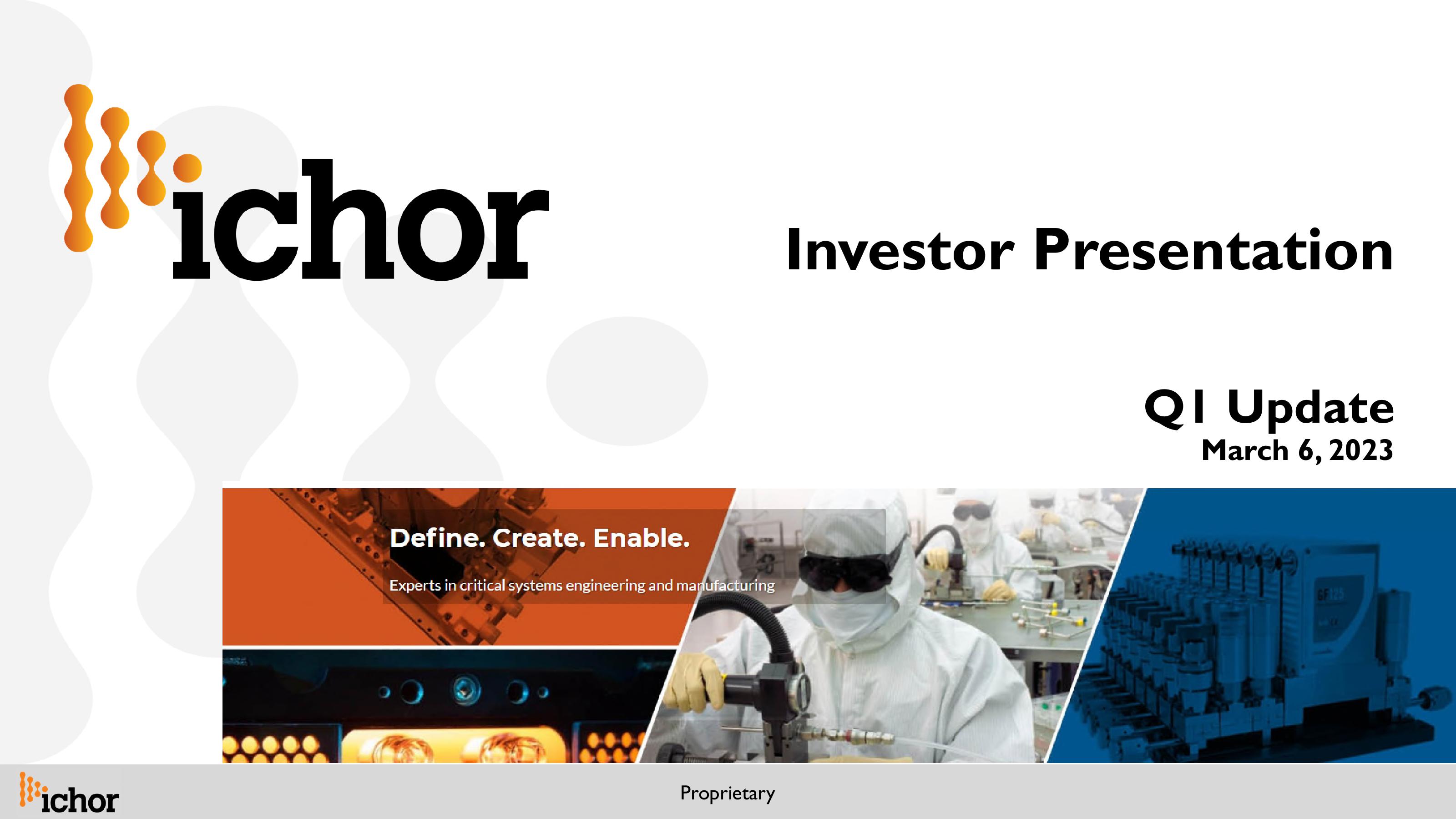 Ichor Investor Presentation image