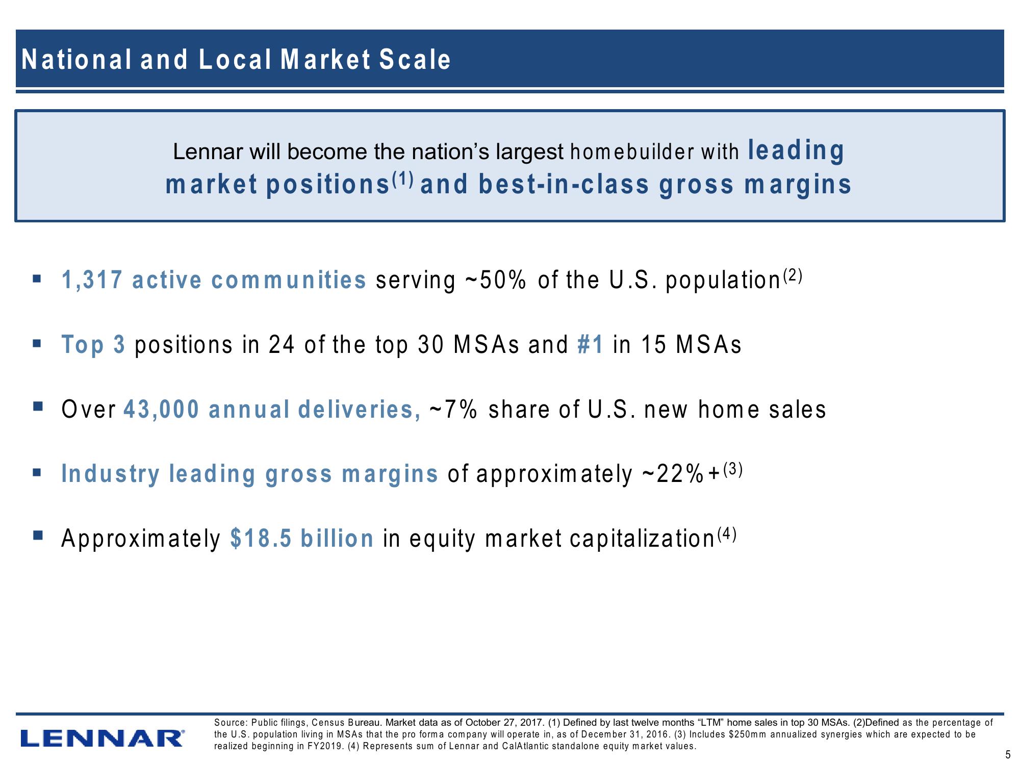 Lennar’s Strategic Business Combination With CalAtlantic slide image #8