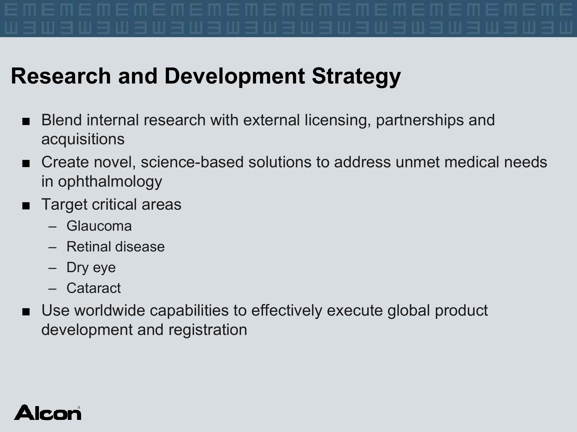 Alcon Investor Presentation at The American Academy of Ophthalmology slide image #6