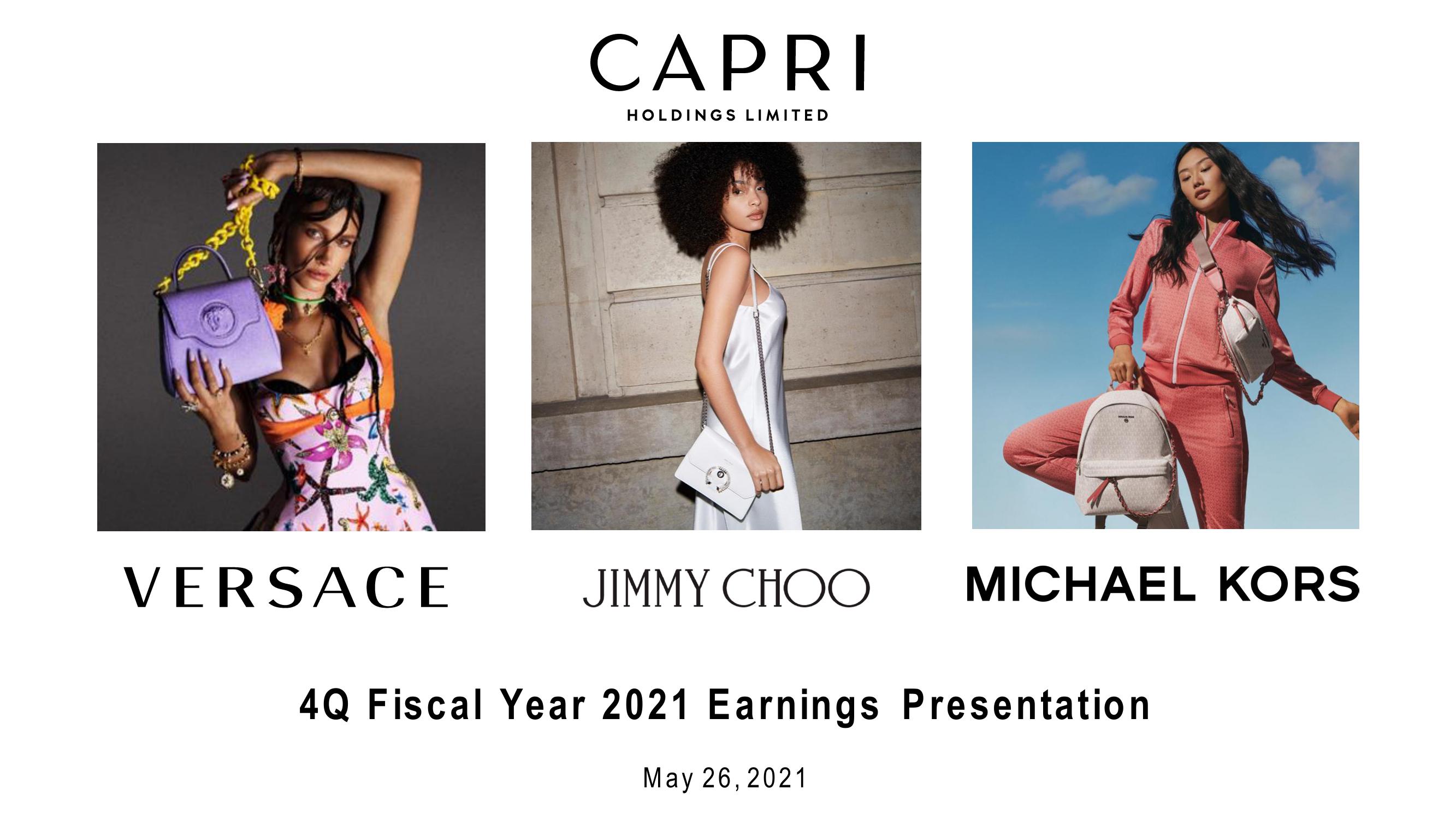 Capri Holdings Results Presentation Deck image