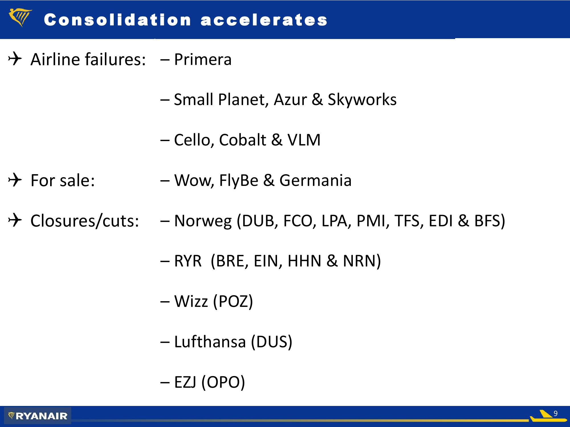  Ryanair Q3 Feb 2019 slide image #9