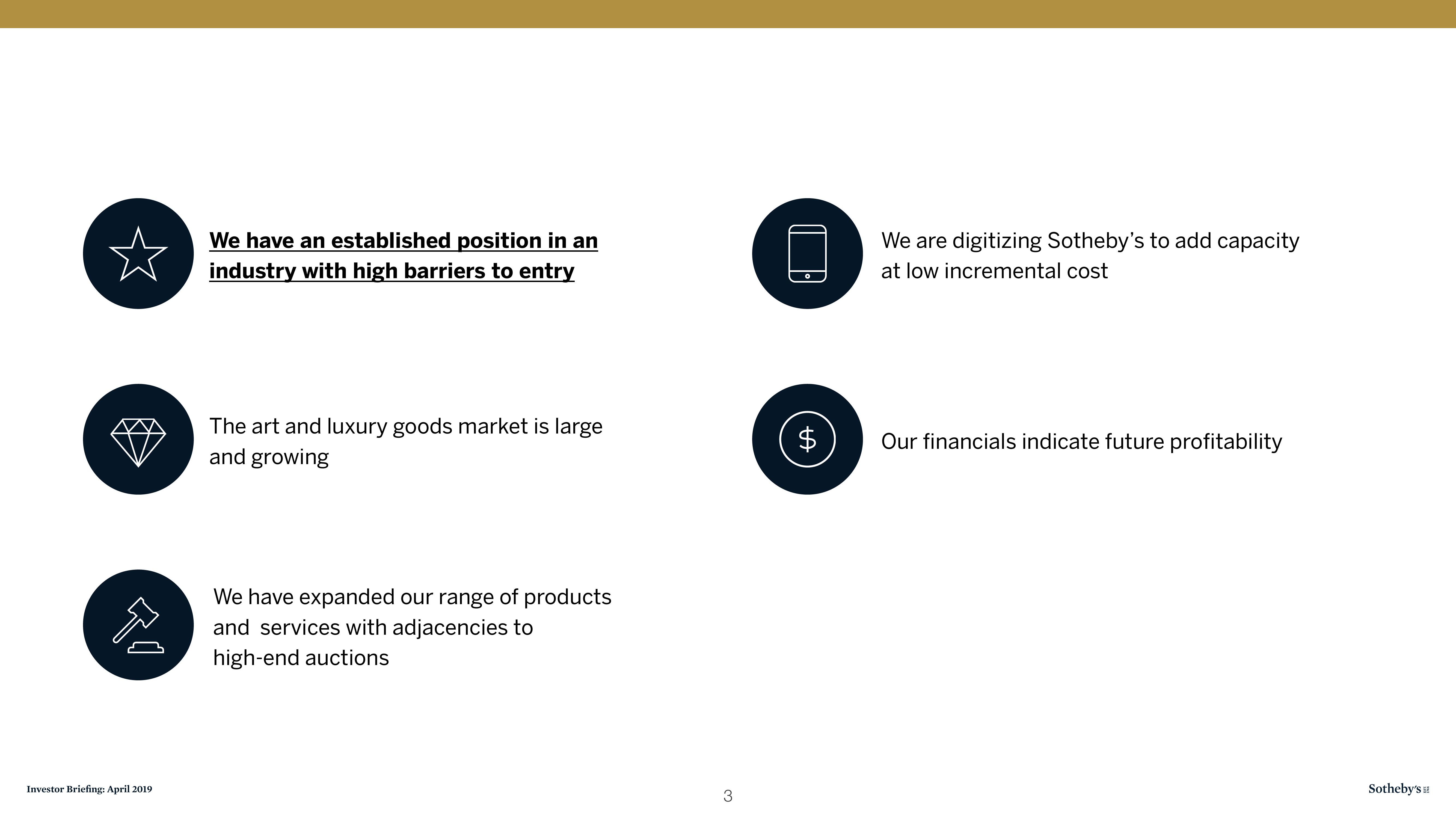 Sotheby's Investor Presentation Deck slide image #3