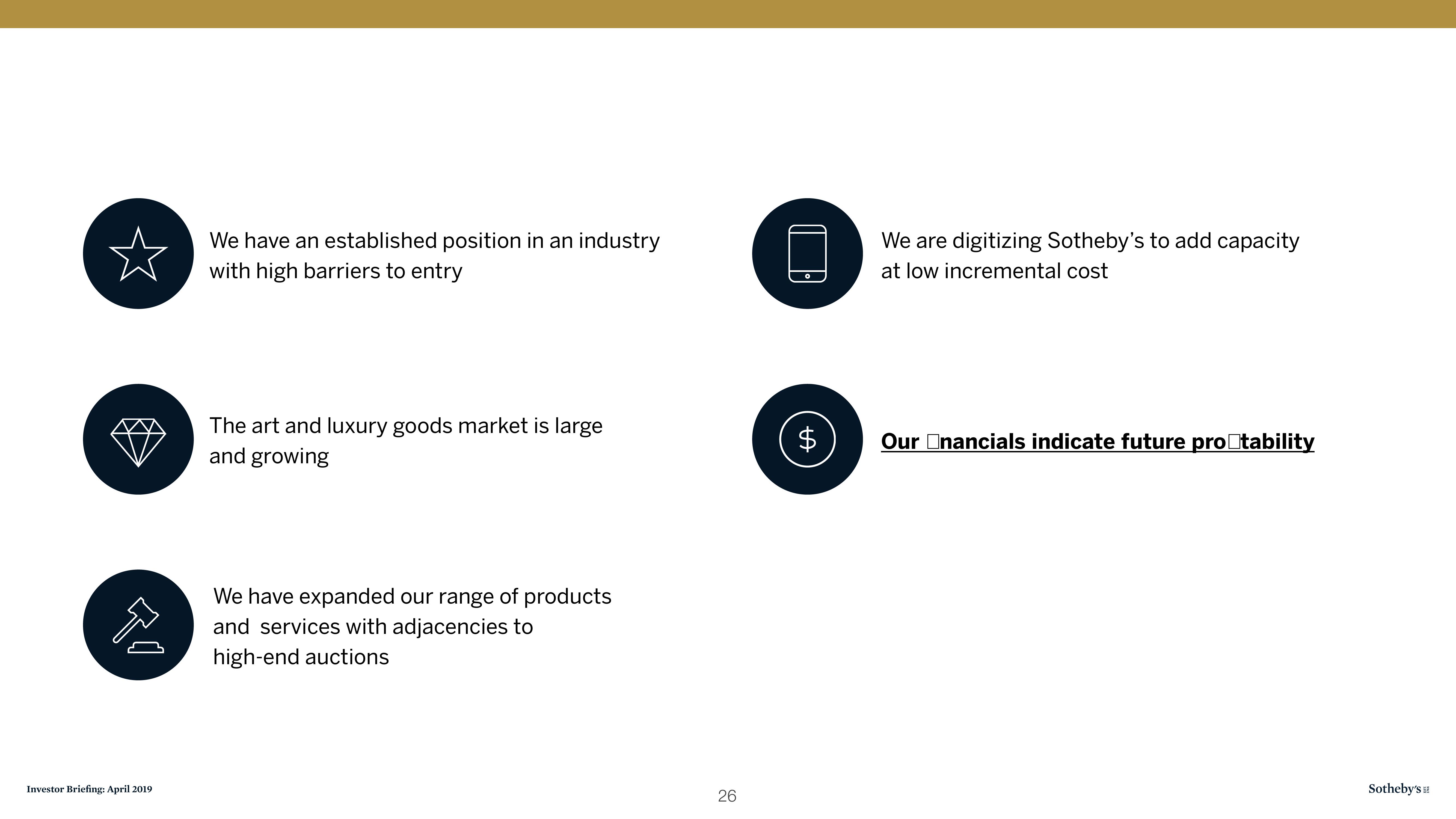 Sotheby's Investor Presentation Deck slide image #26