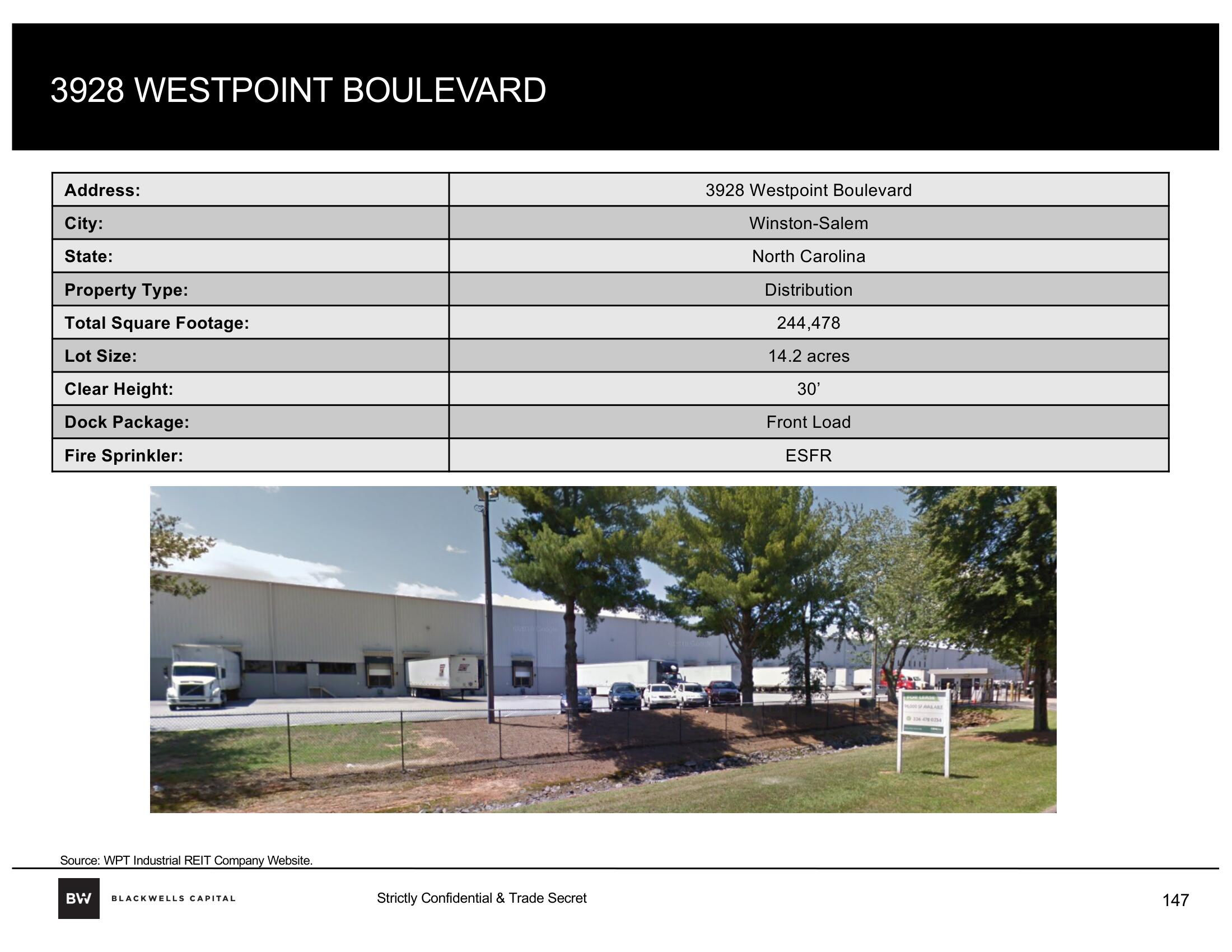 Blackwells Capital Activist Presentation Deck slide image #147