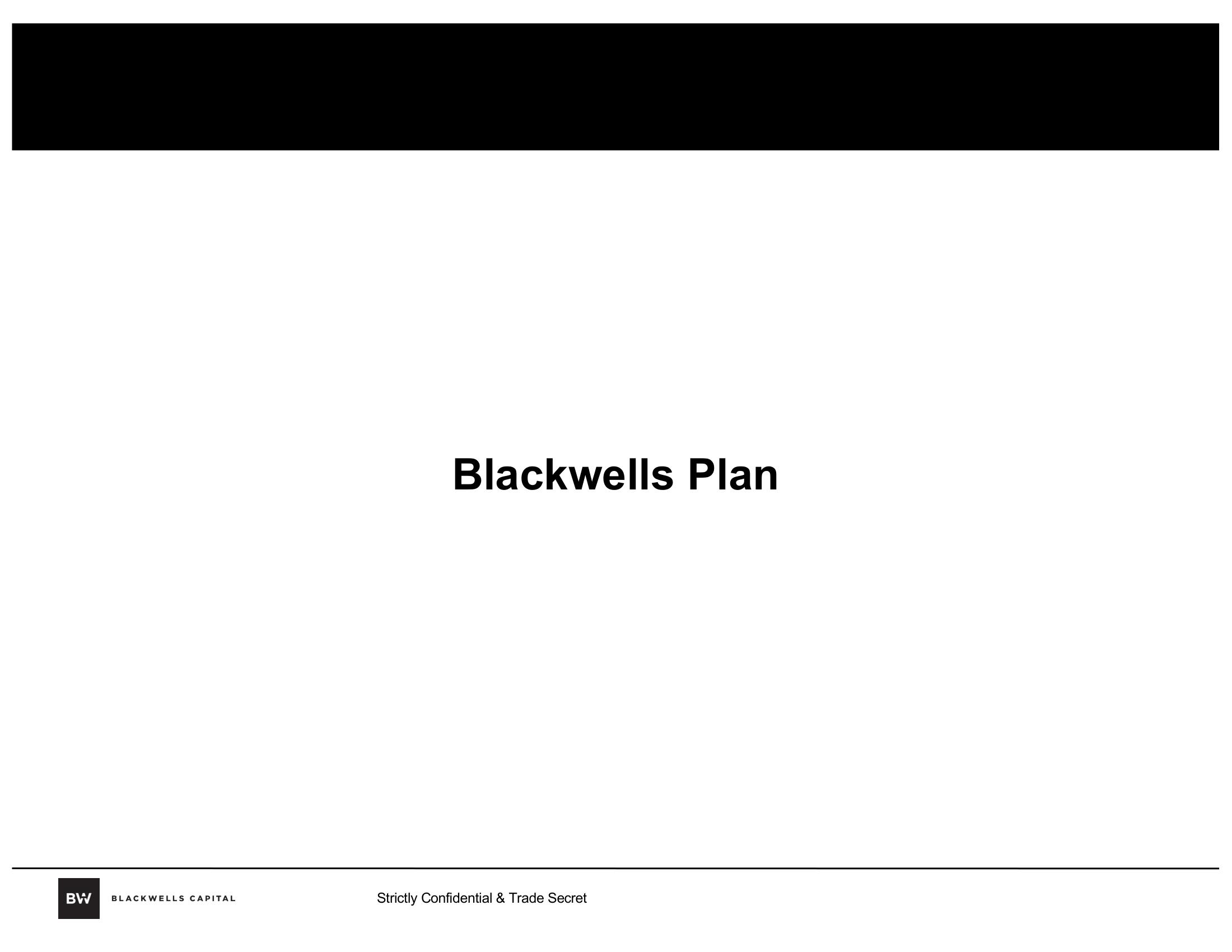 Blackwells Capital Activist Presentation Deck slide image #75