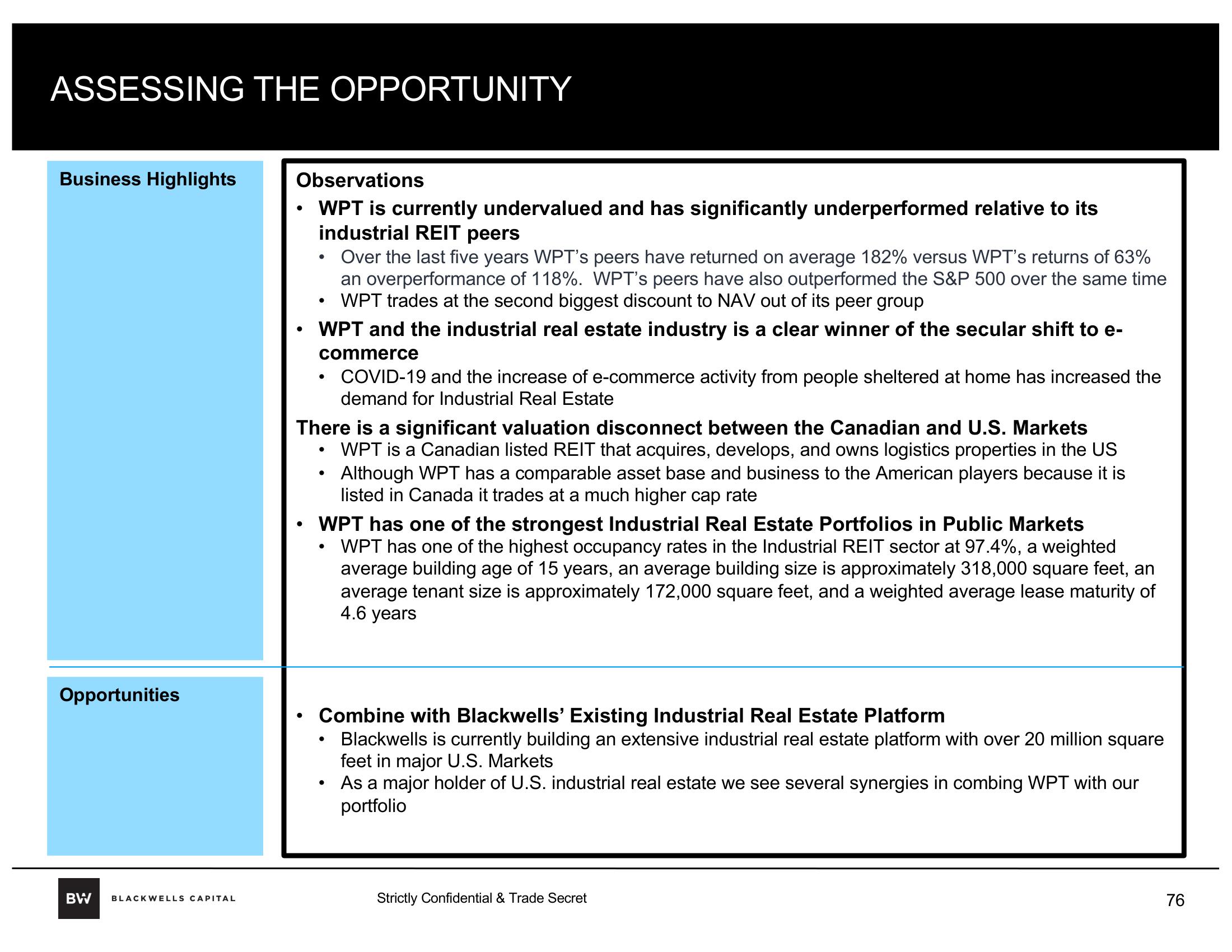 Blackwells Capital Activist Presentation Deck slide image #76