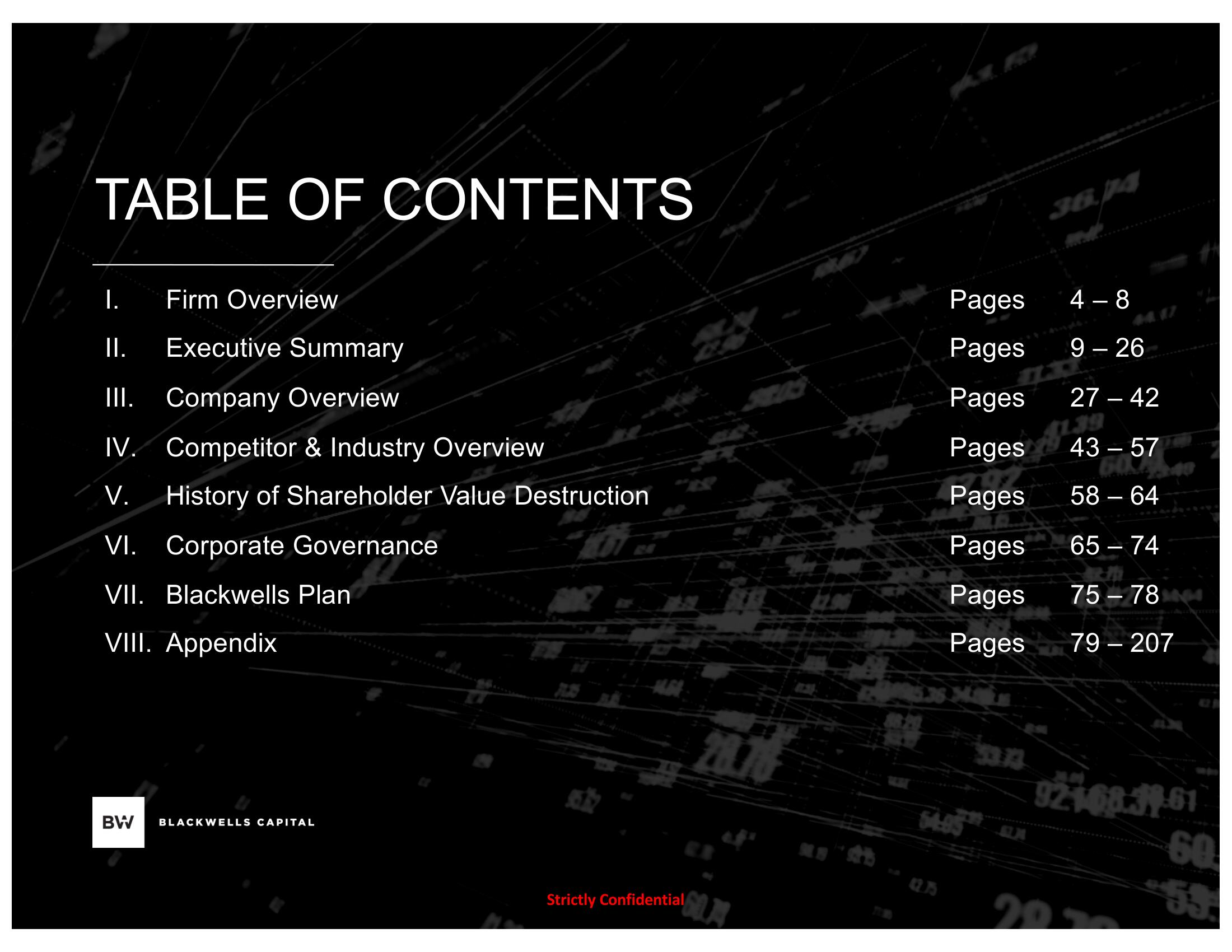 Blackwells Capital Activist Presentation Deck slide image #3