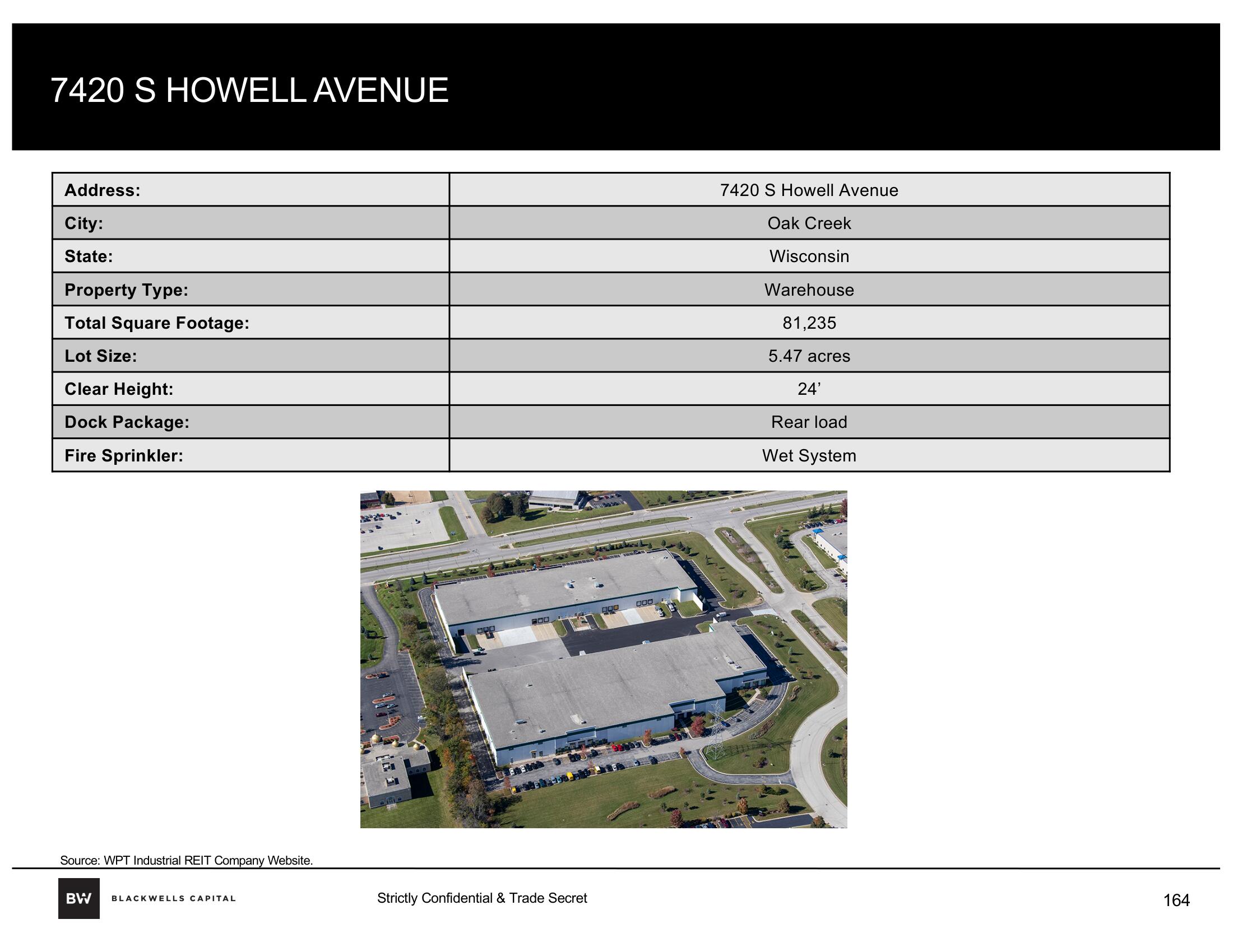 Blackwells Capital Activist Presentation Deck slide image #164