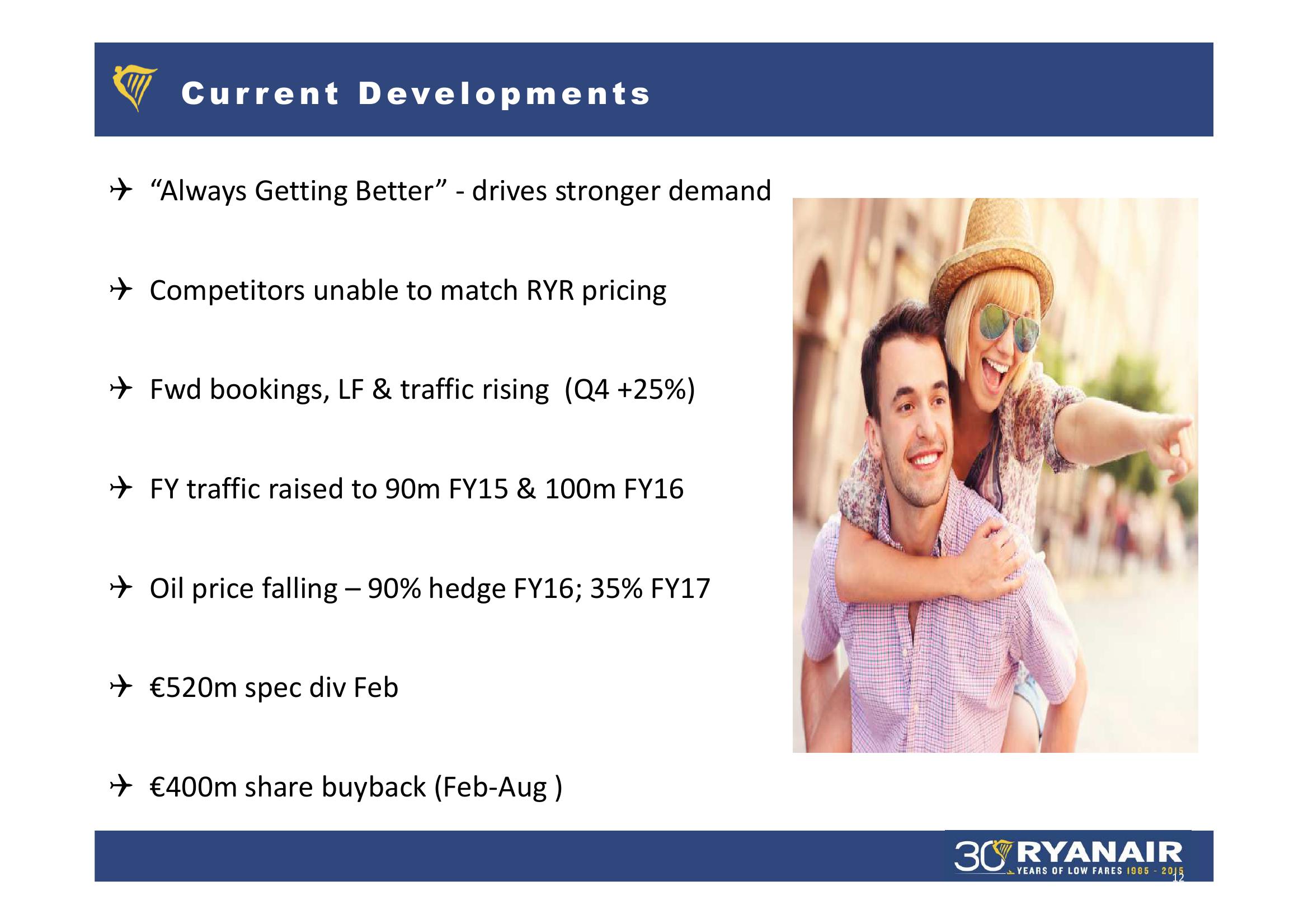 Ryanair Q3 Results Feb 2015 slide image #12