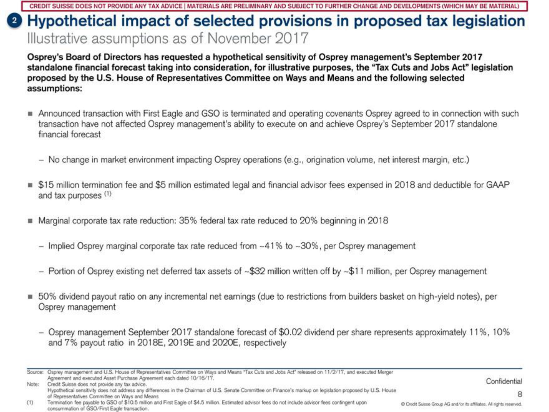 Credit Suisse Investment Banking Pitch Book slide image #9