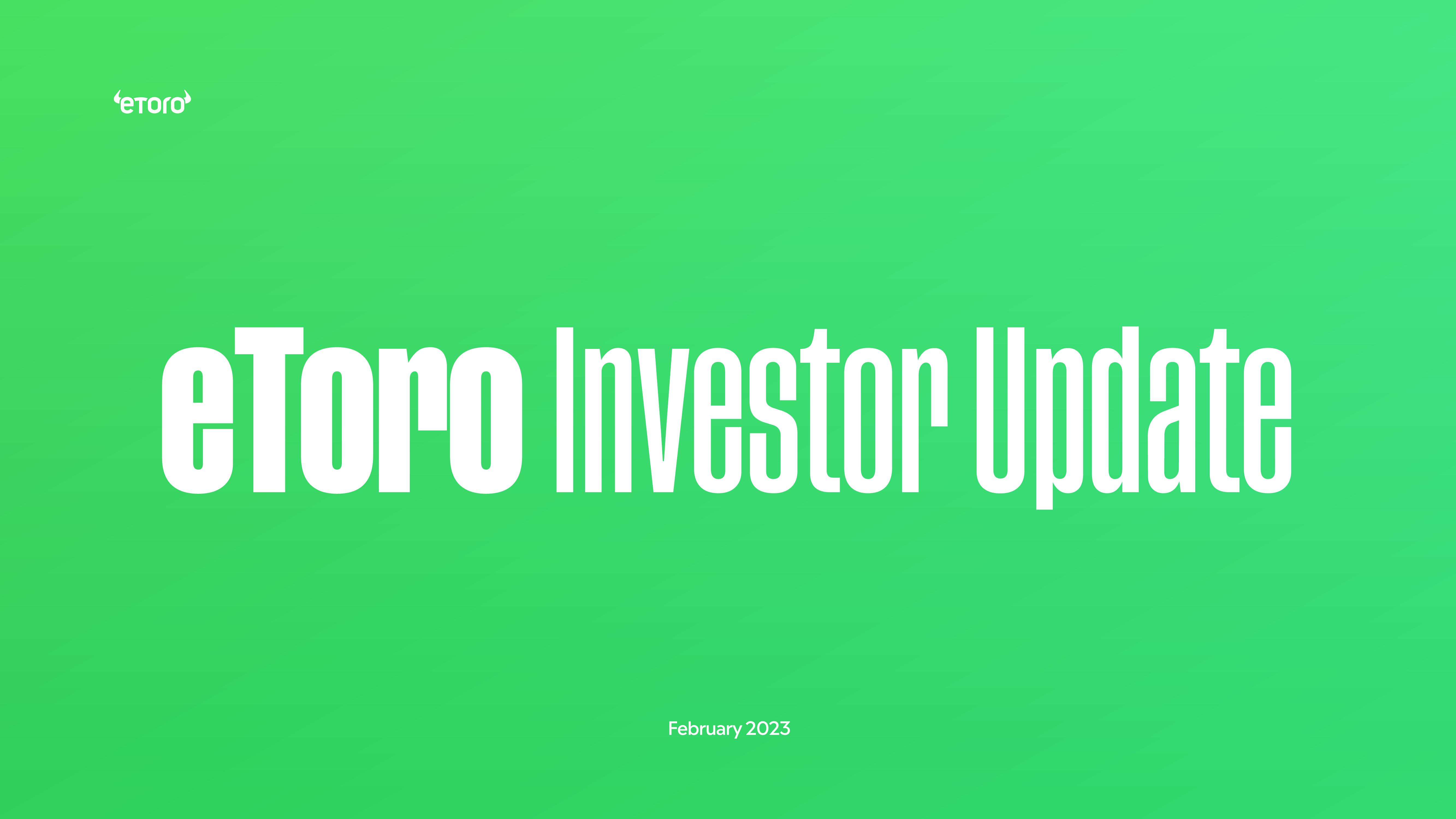 eToro Investor Presentation Deck image