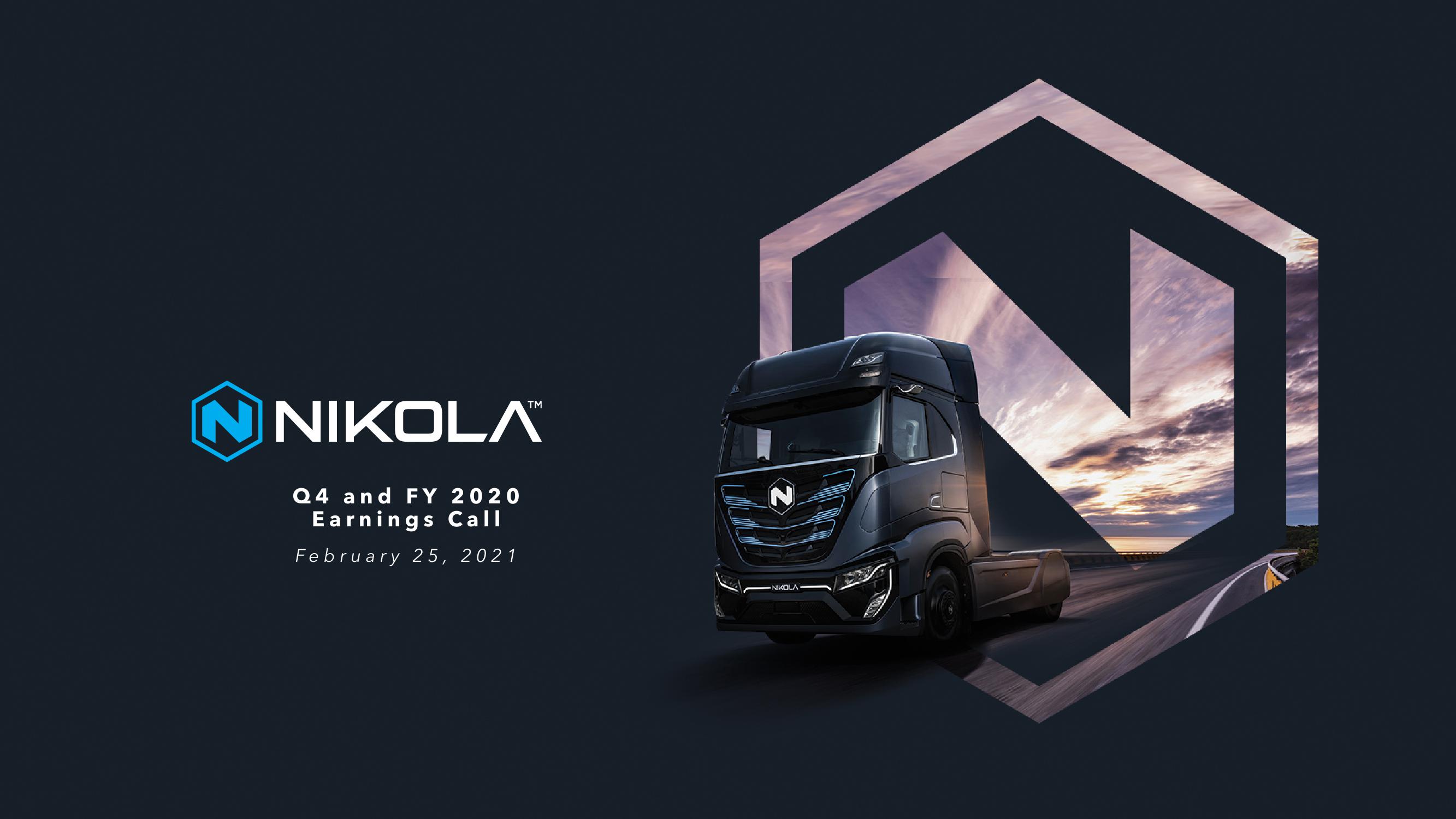 Nikola Results Presentation Deck image