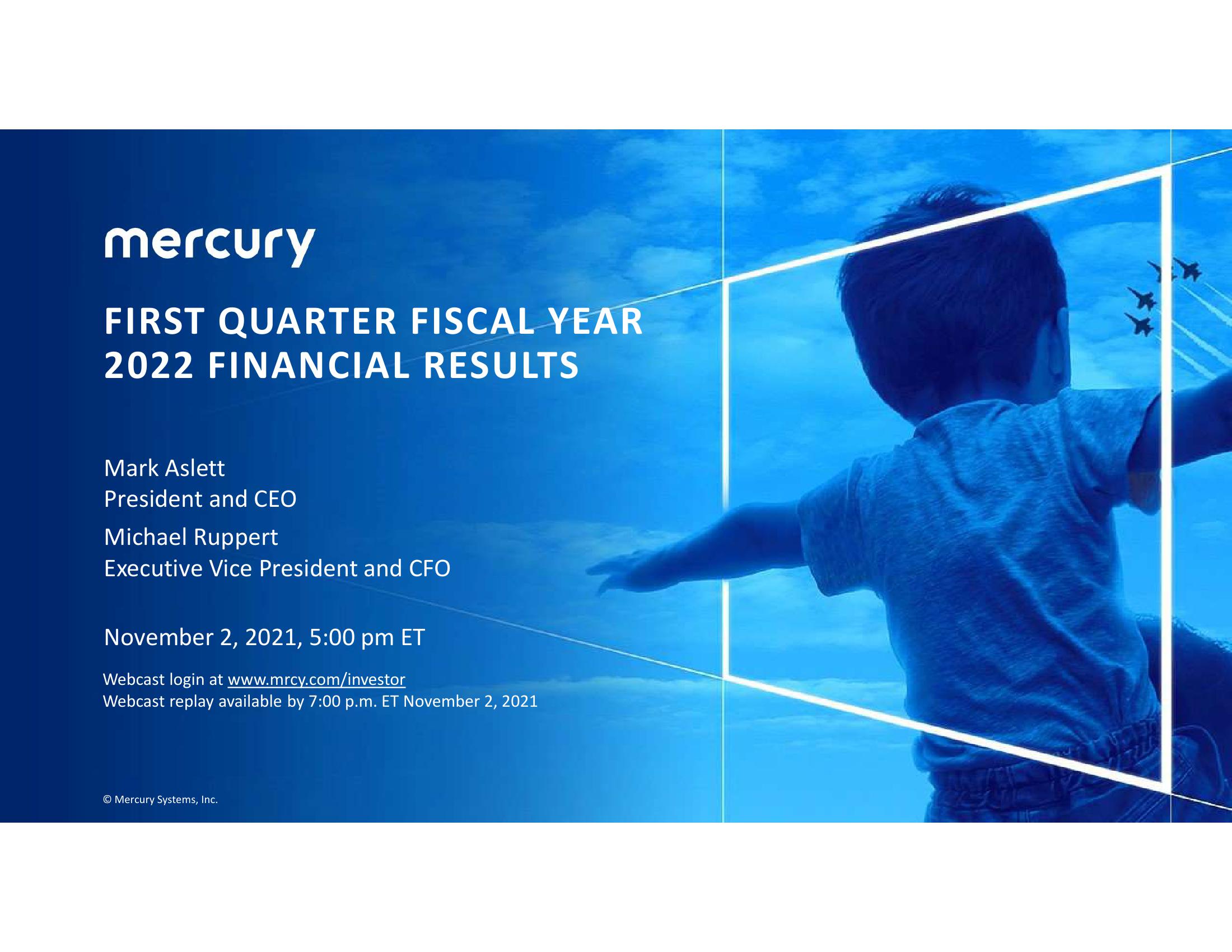 First Quarter Fiscal Year 2022 Financial Results image