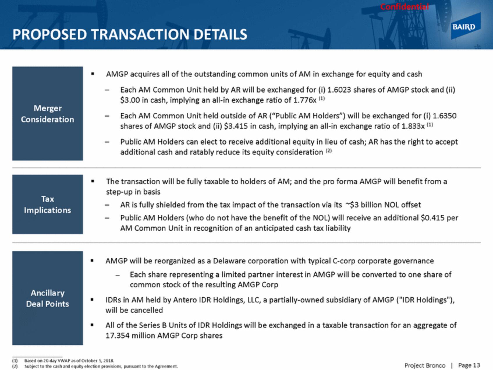 Baird Investment Banking Pitch Book slide image #13