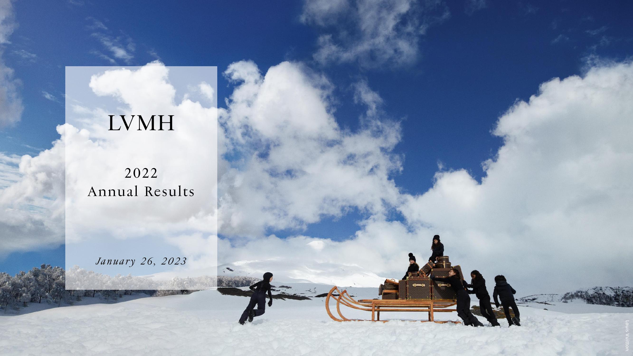 LVMH Results Presentation Deck image