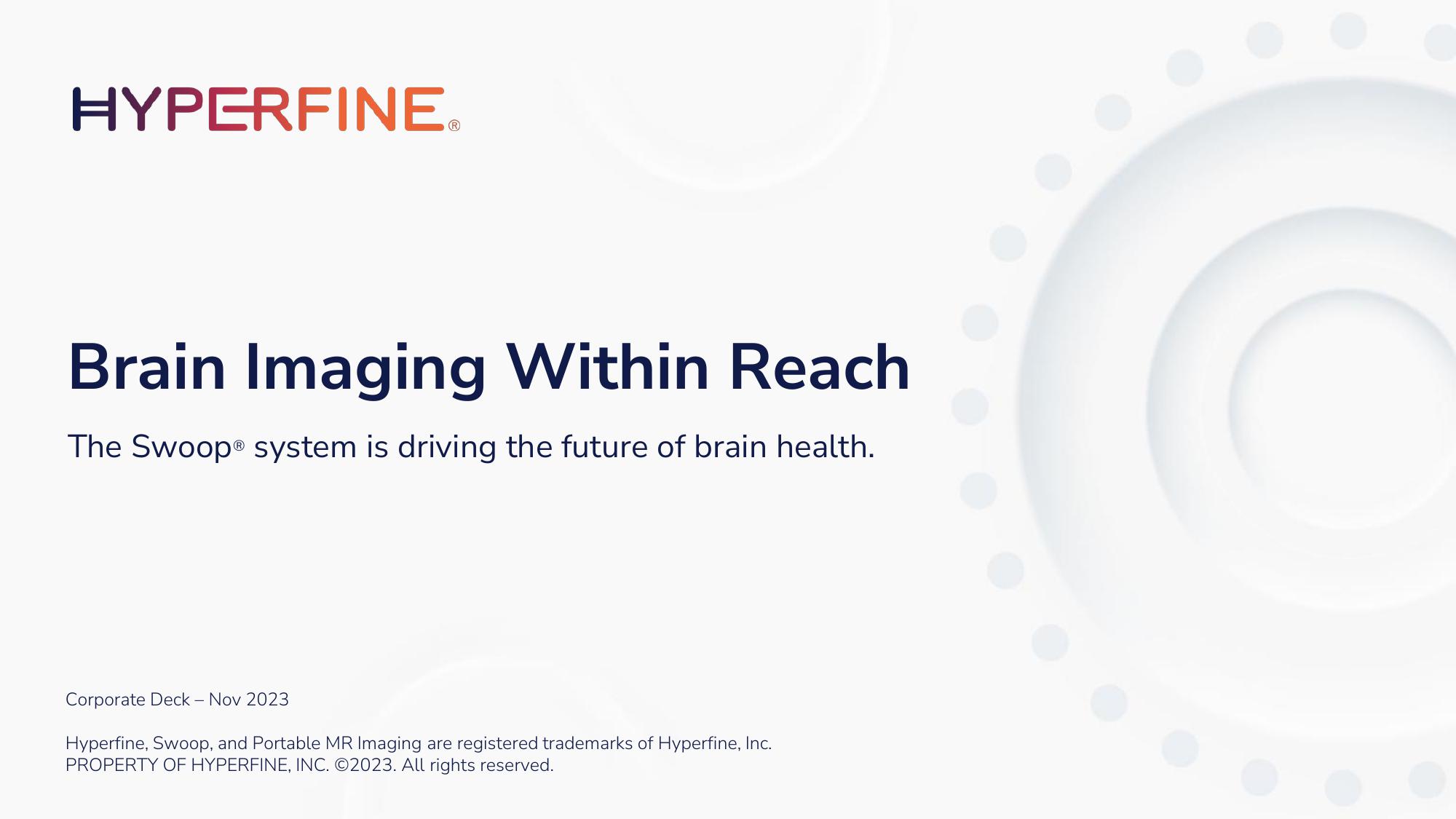 Hyperfine Investor Presentation Deck image