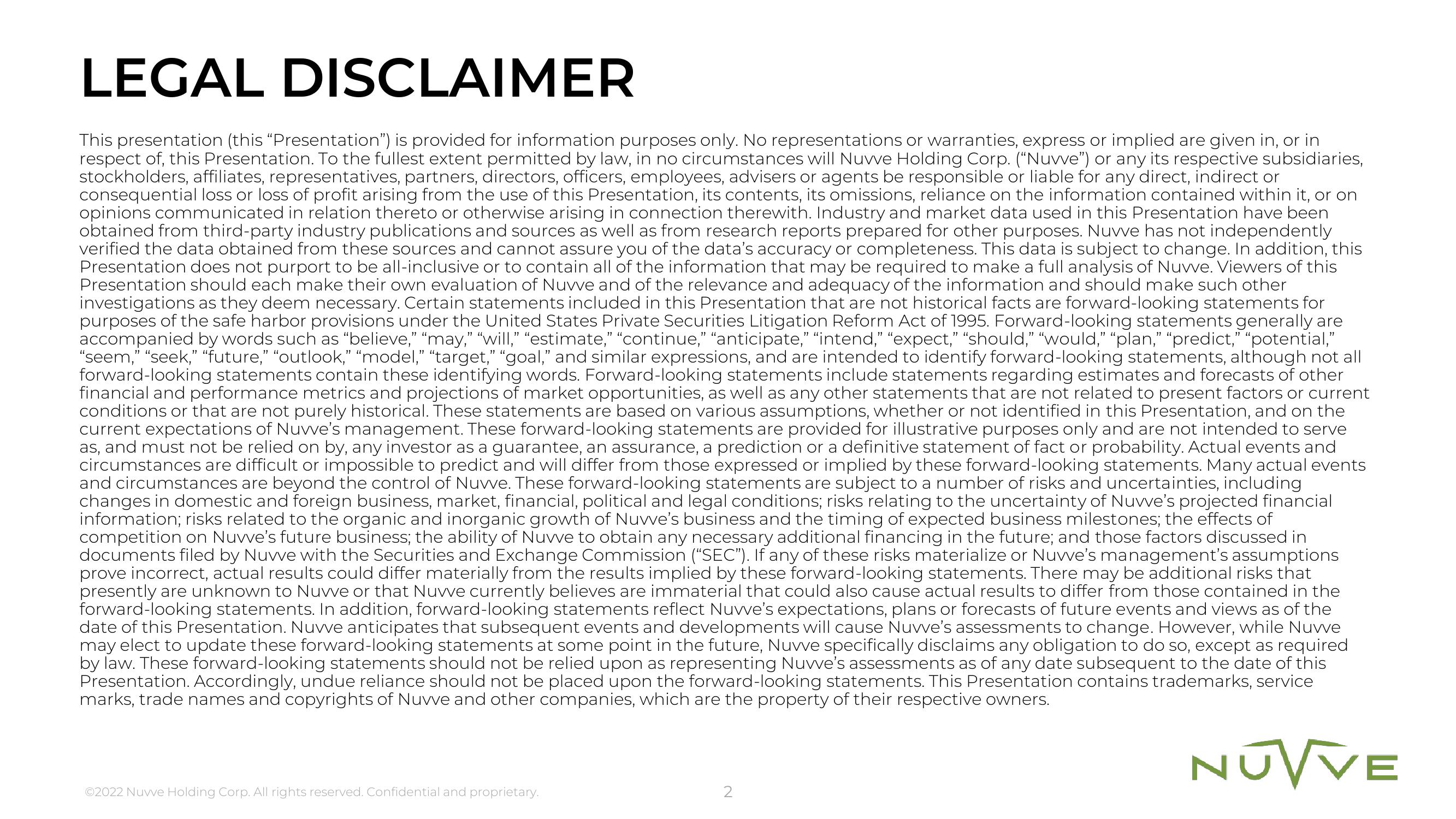 Nuvve Results Presentation Deck slide image #2