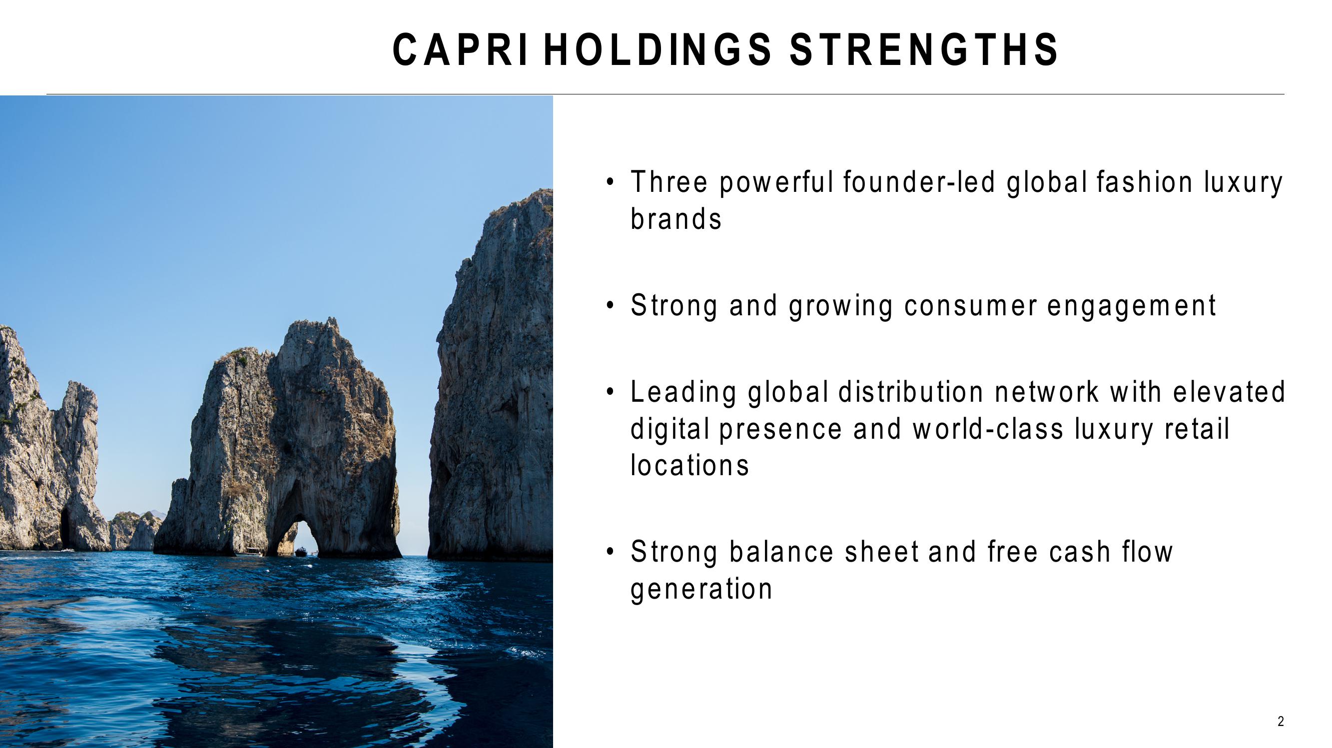 Capri Holdings Investor Conference Presentation Deck slide image #2
