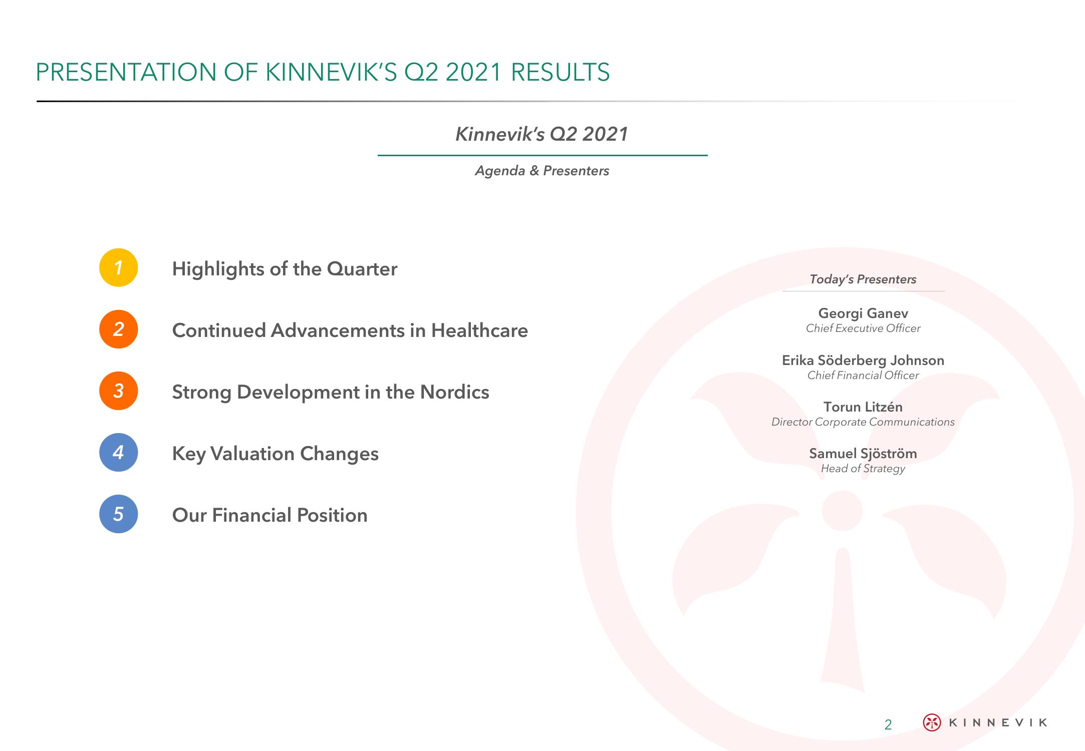 Kinnevik Results Presentation Deck slide image #2