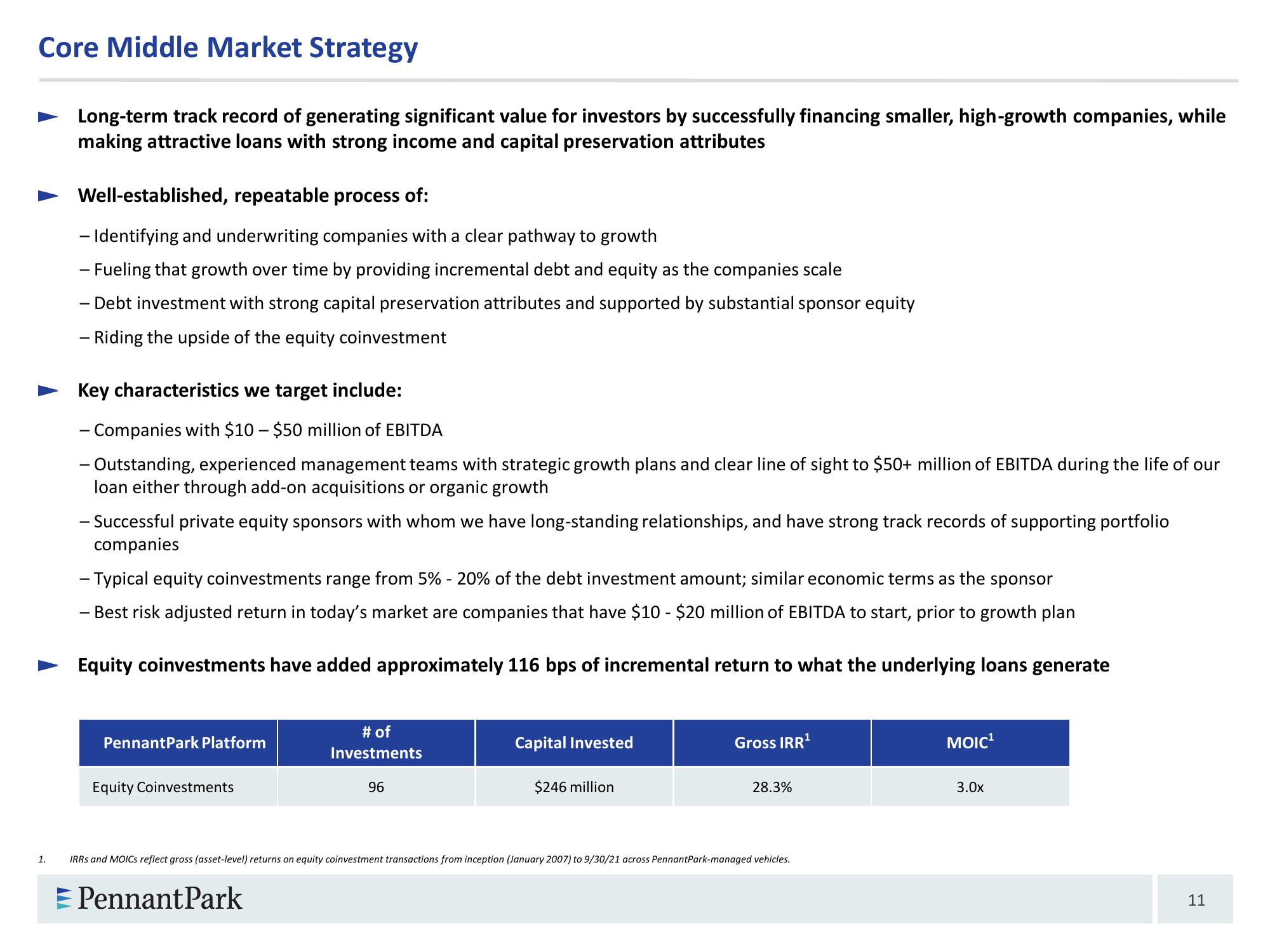 PennantPark Investment Corporation slide image #11