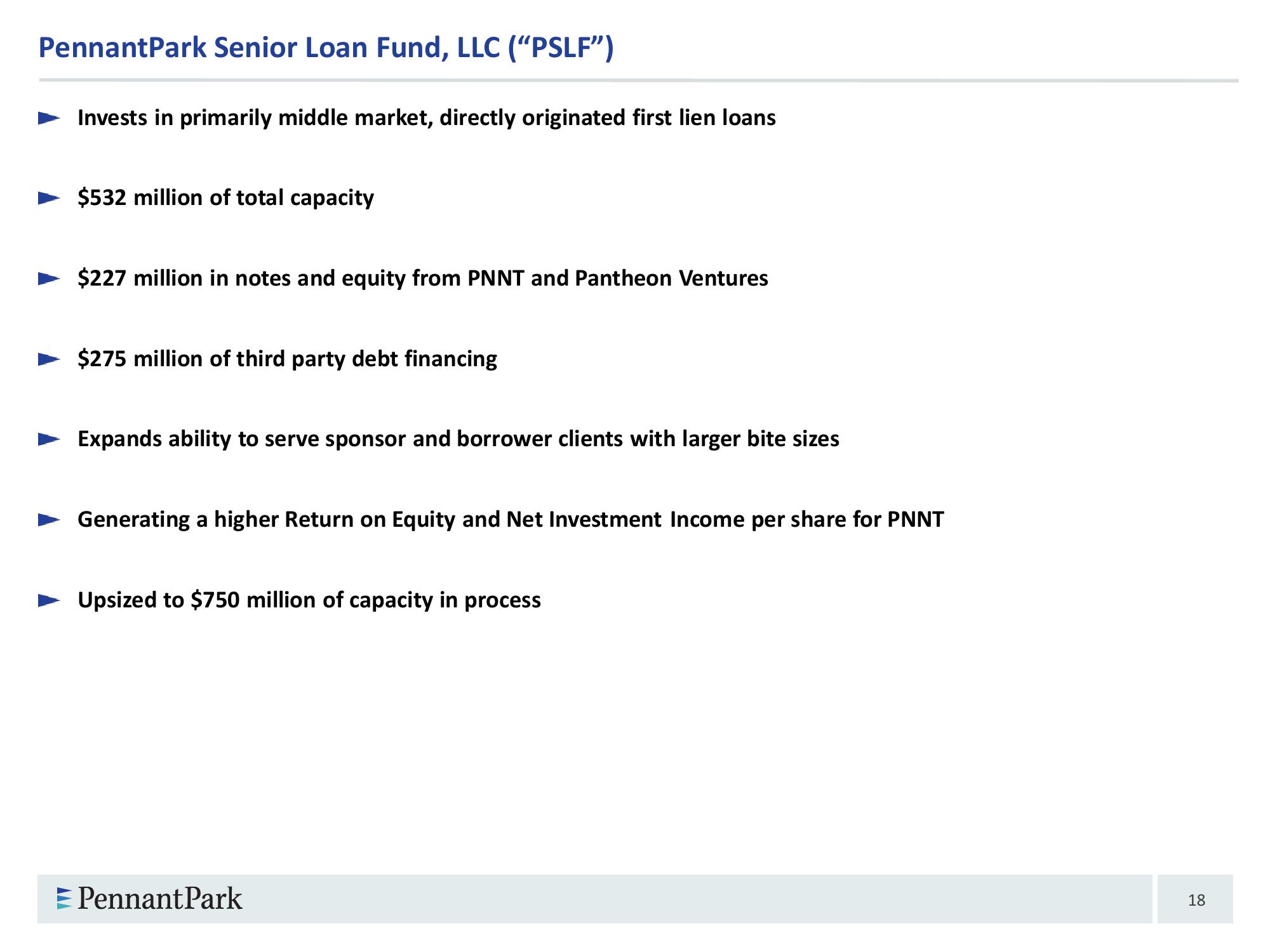 PennantPark Investment Corporation slide image #18