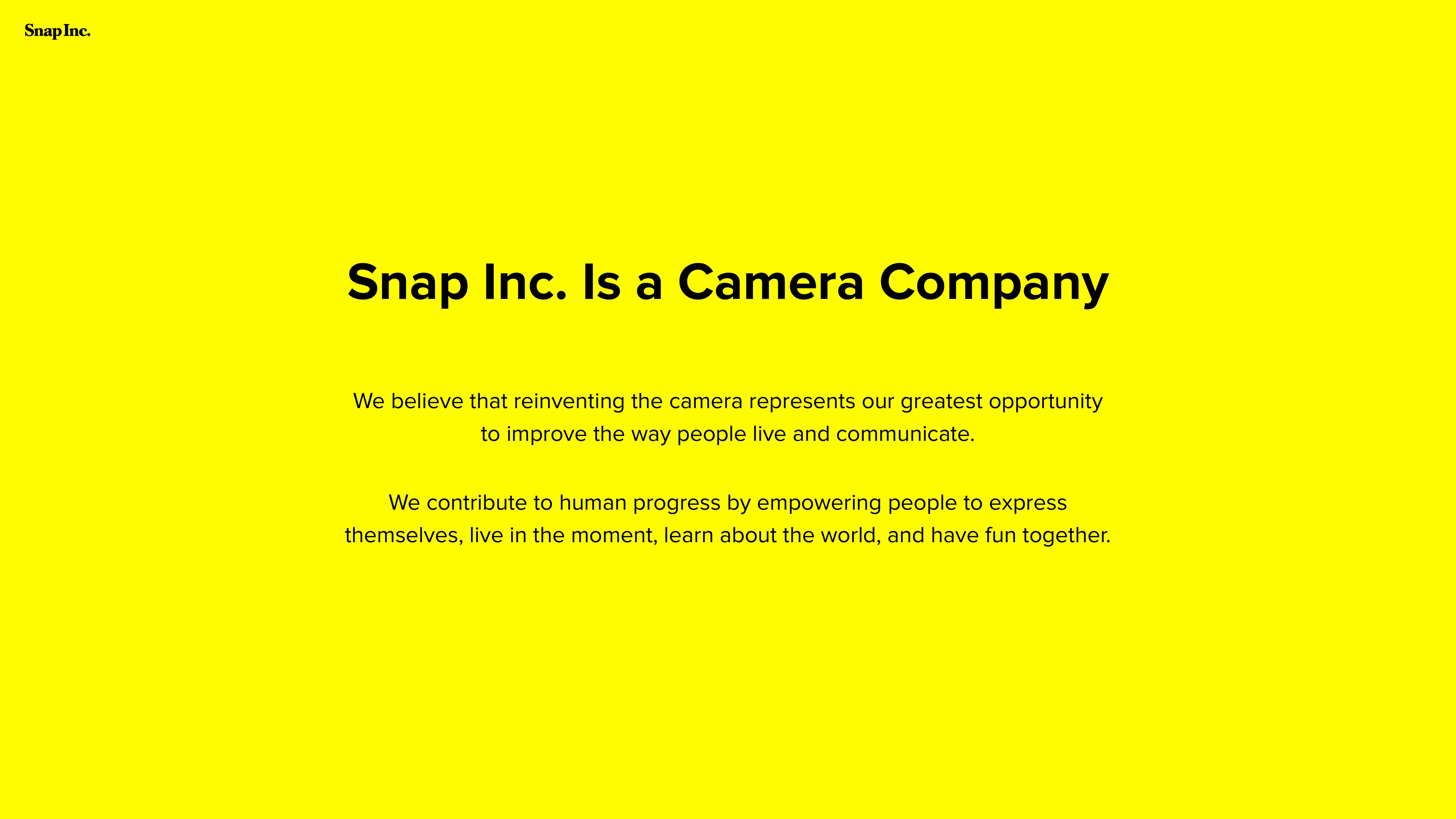 Snap Inc Investor Presentation Deck slide image #3