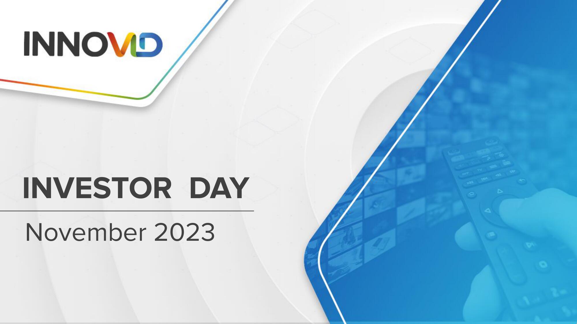 Innovid Investor Day Presentation Deck image