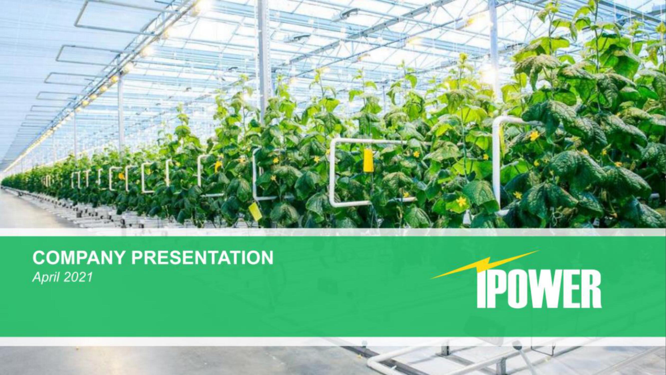 iPower IPO Presentation Deck image