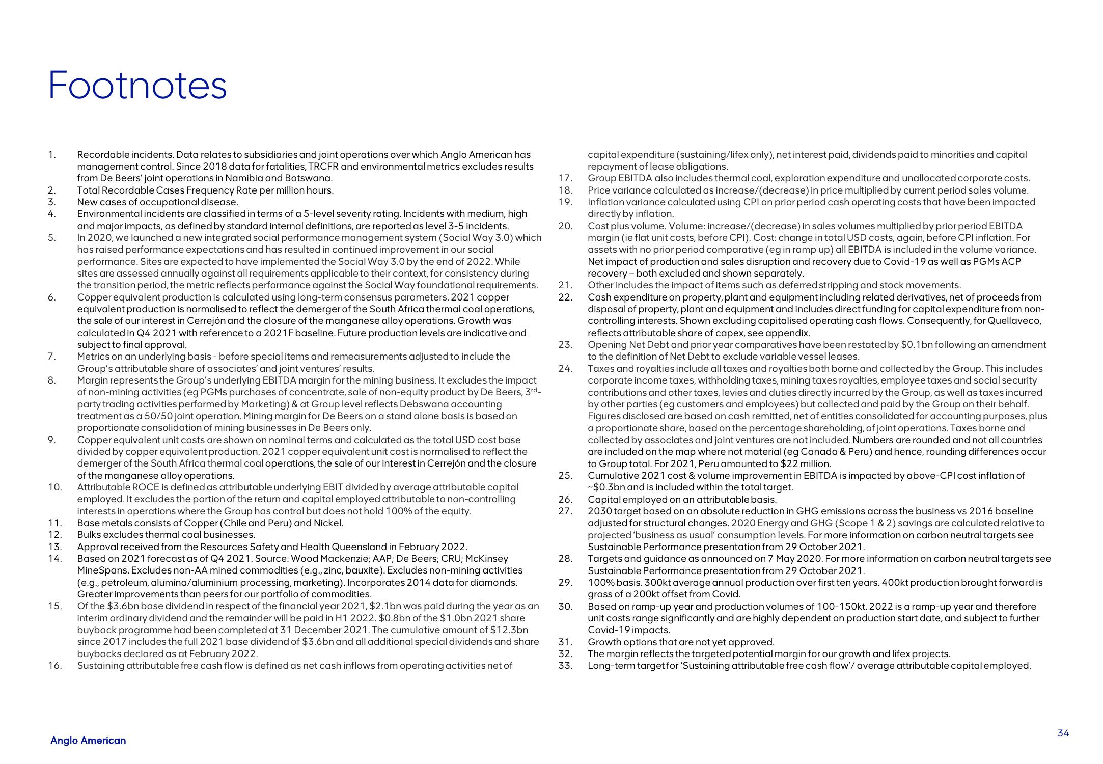 AngloAmerican Results Presentation Deck slide image #34