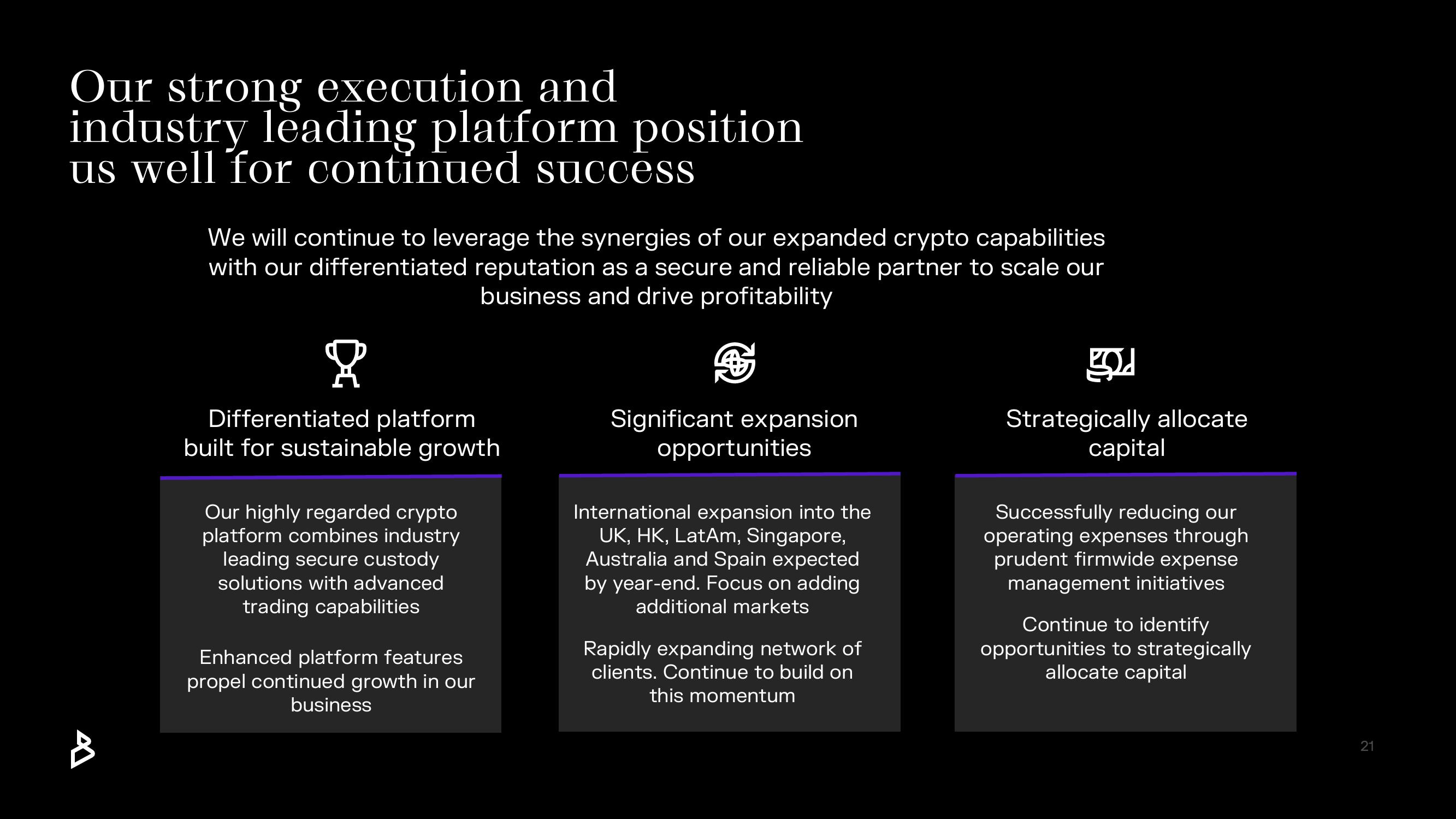 Bakkt Results Presentation Deck slide image #21