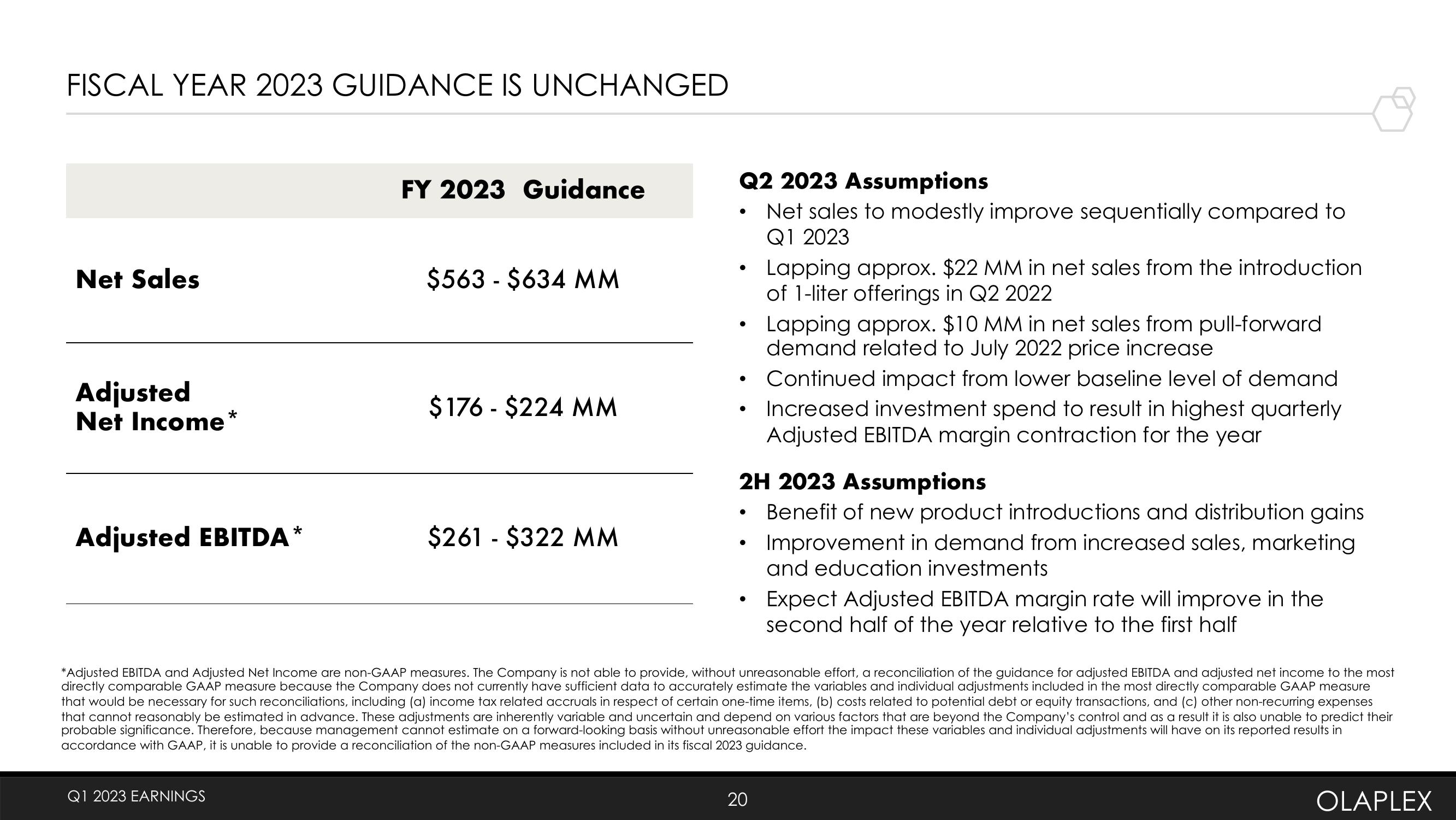 Olaplex Results Presentation Deck slide image #20