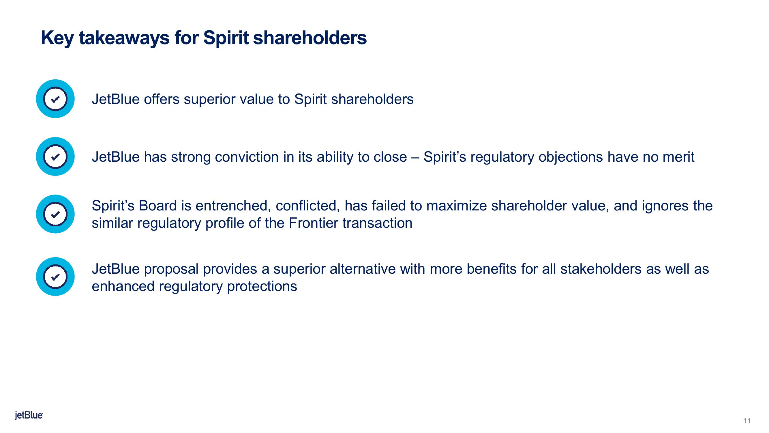 JetBlue Offer to Buy Spirit Airlines slide image #11