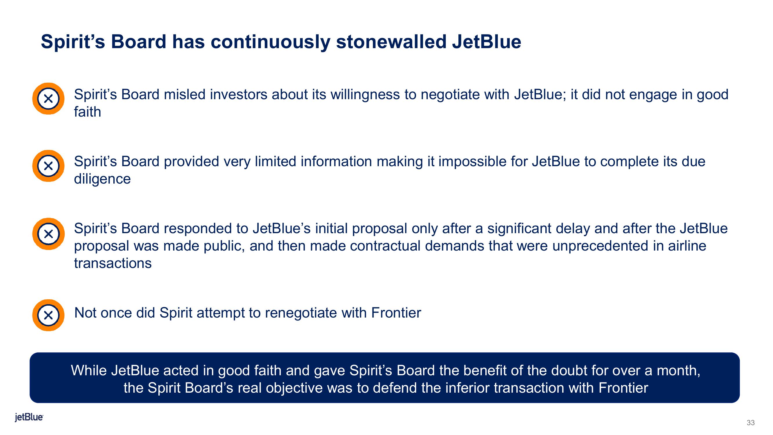 JetBlue Offer to Buy Spirit Airlines slide image #33