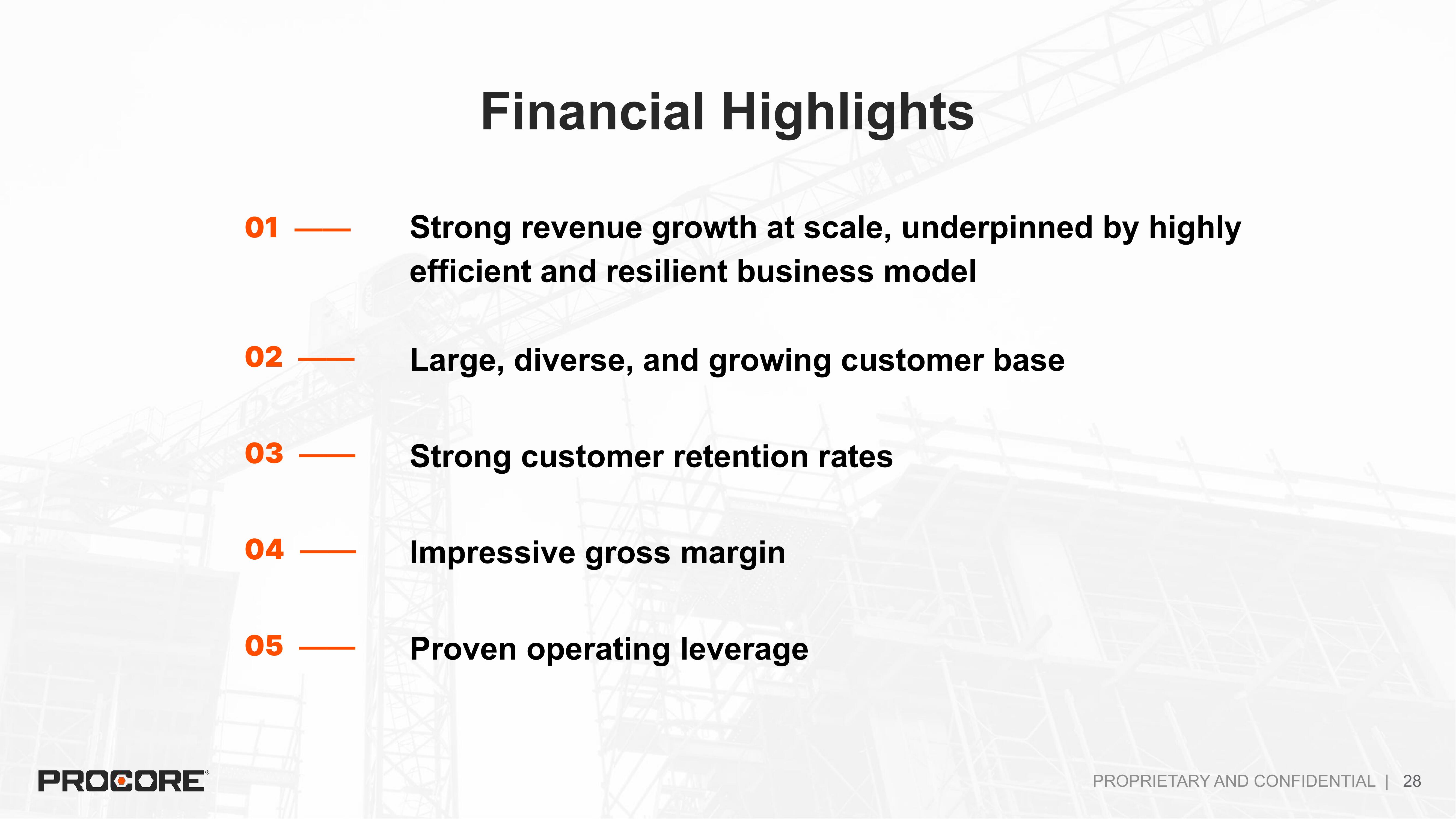 Procore IPO Presentation Deck slide image #28