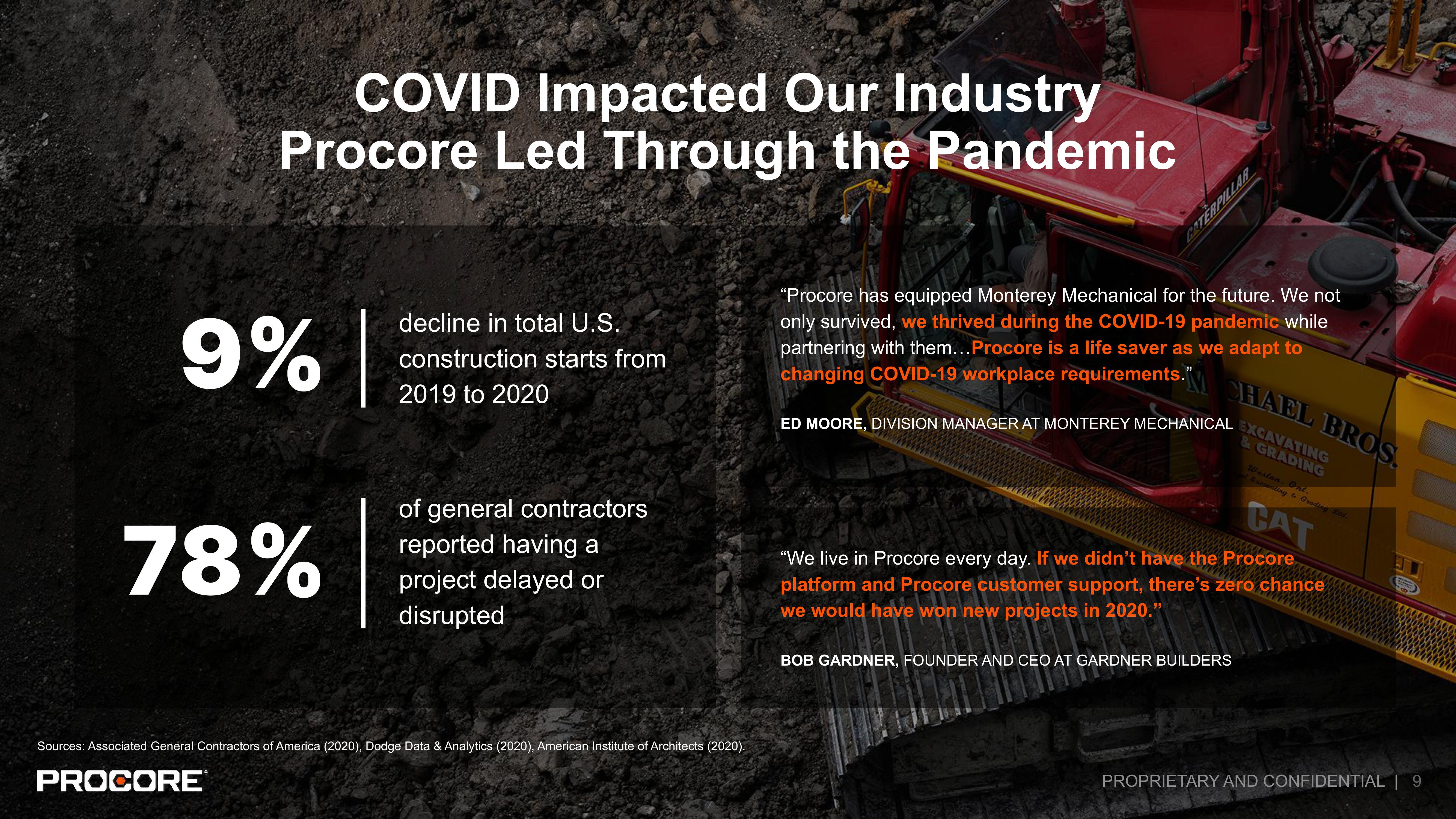 Procore IPO Presentation Deck slide image #9