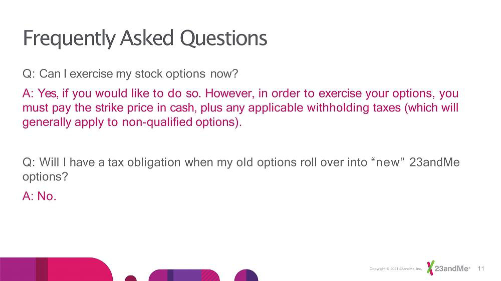 23andMe Internal Communication Presentation Deck slide image #11