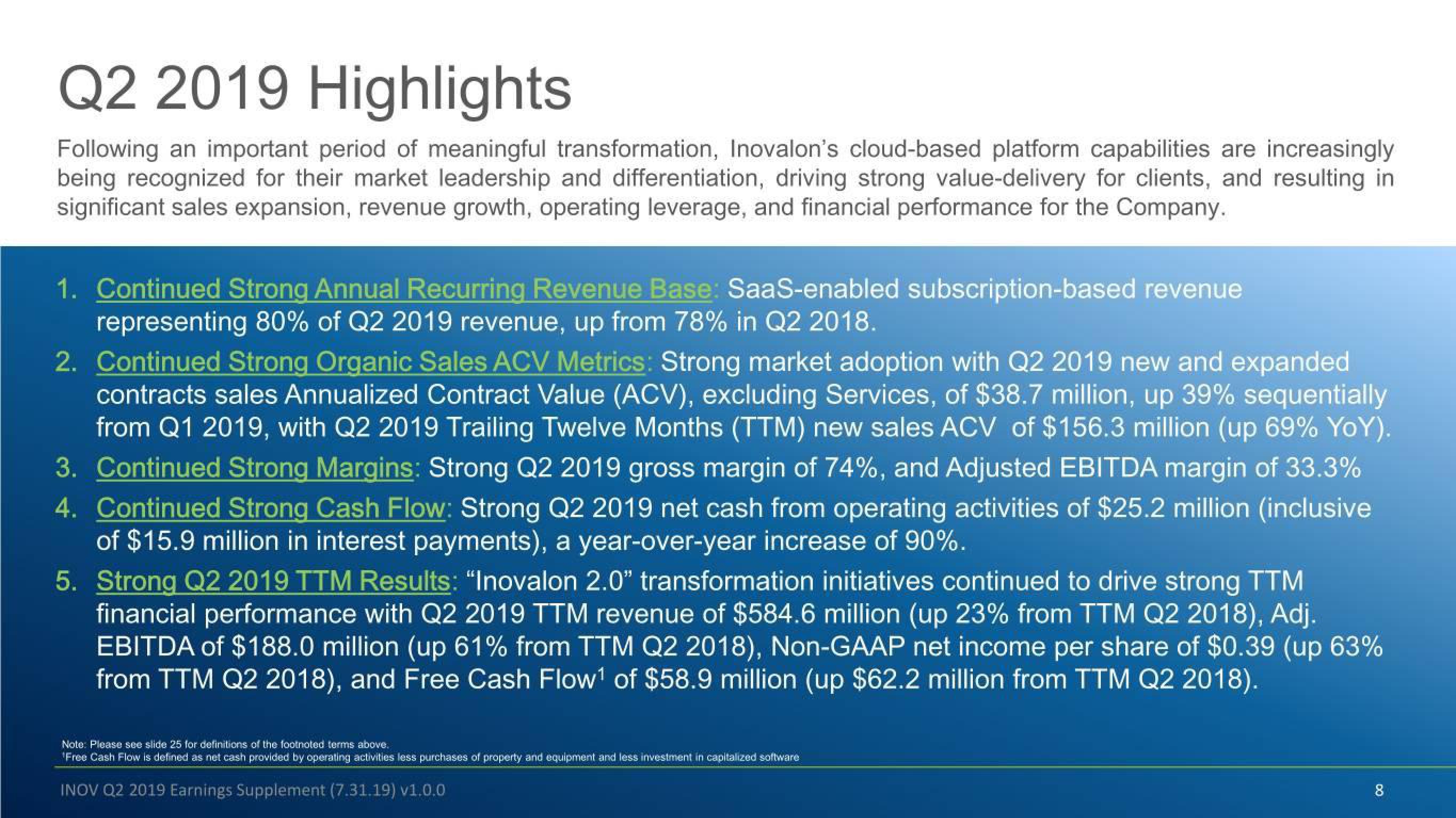 Inovalon Results Presentation Deck slide image #8