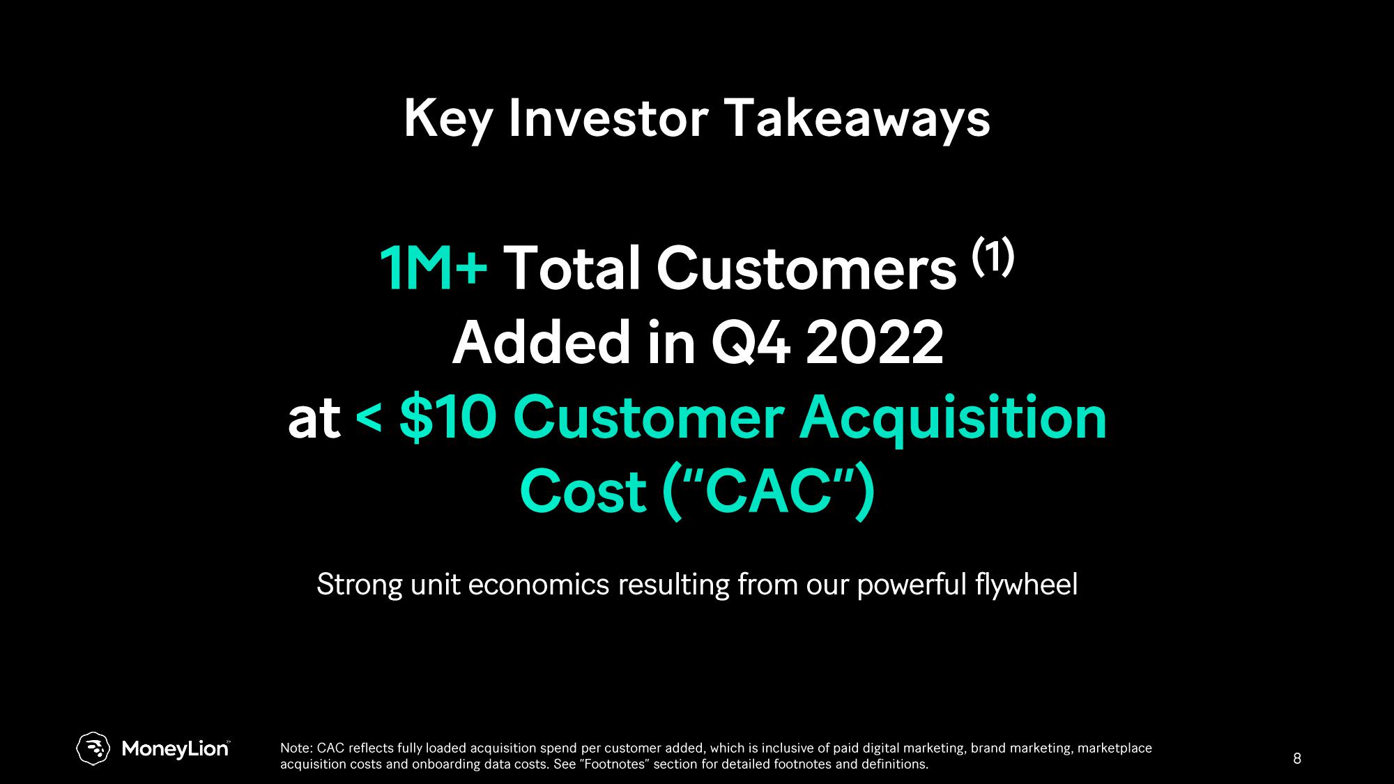 MoneyLion Results Presentation Deck slide image #8